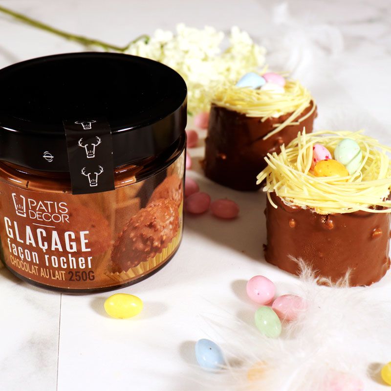 PatisDecor - Glaçage façon rocher chocolat au lait - 250 g