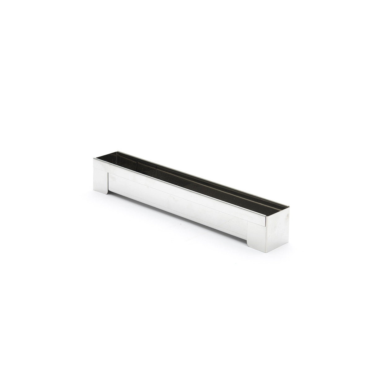 De Buyer - Gouttière à bûche inox démontable Carrée - 30x4cm