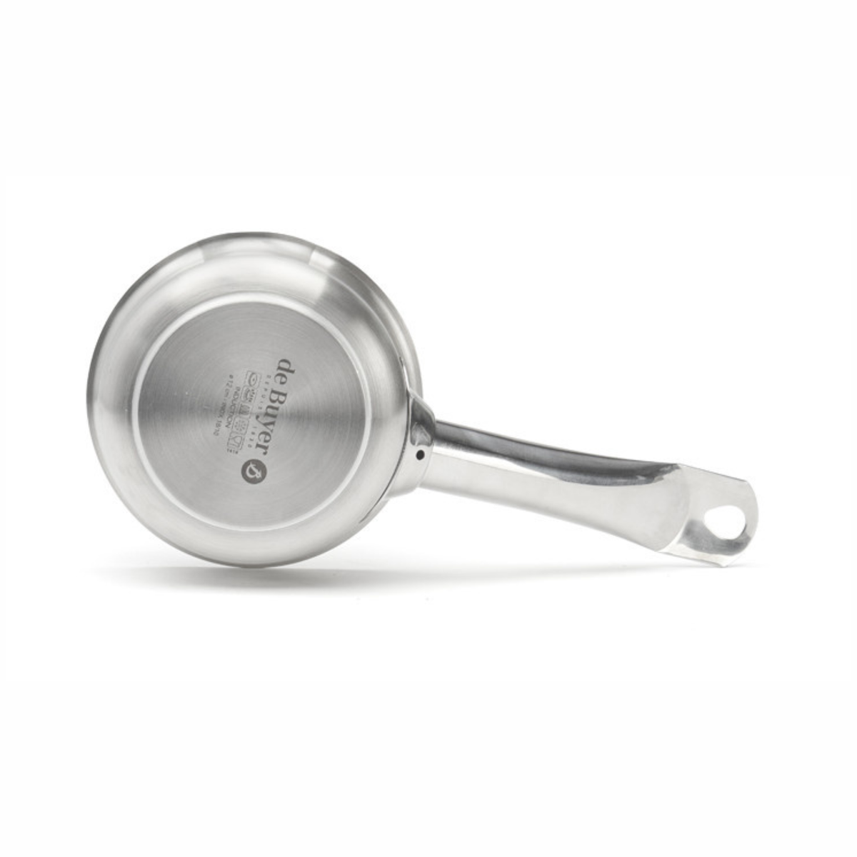 Casserole De Buyer en inox vue du dessous