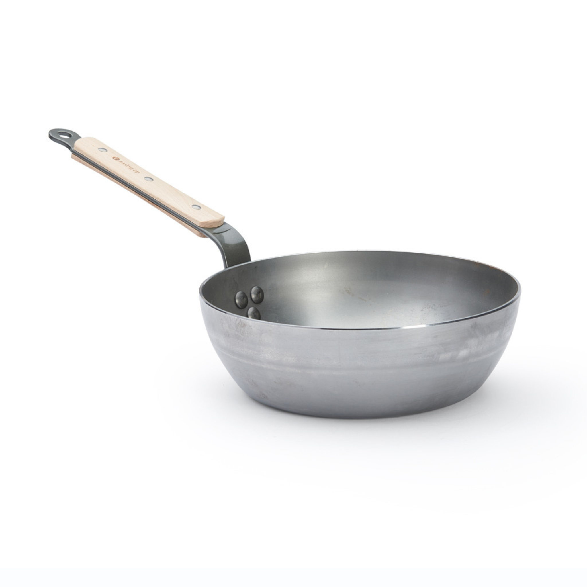 De Buyer - Sauteuse paysanne en acier MINERAL B BOIS Ø 24 cm