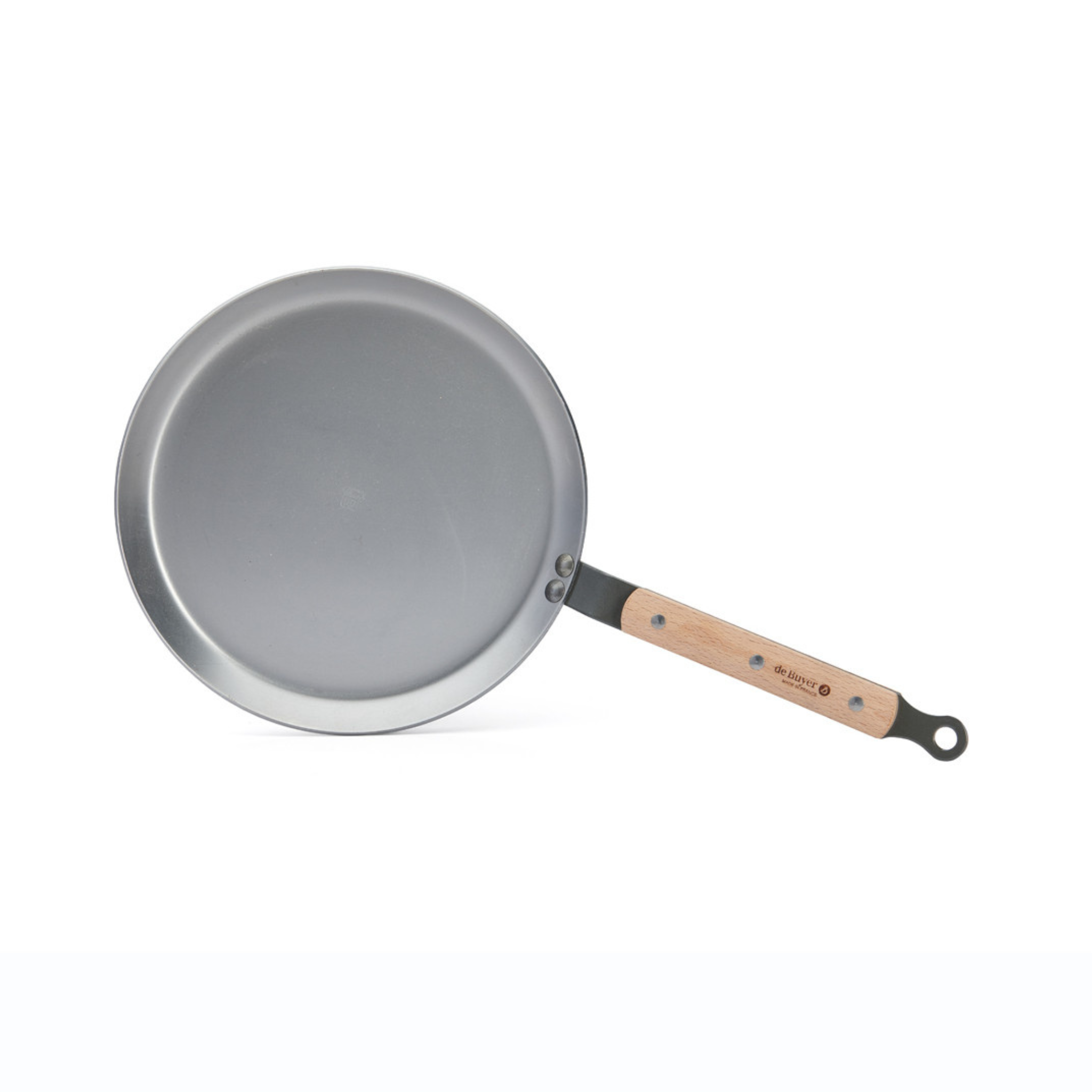 De Buyer - Poêle à crêpes en acier MINERAL B BOIS Ø 24 cm