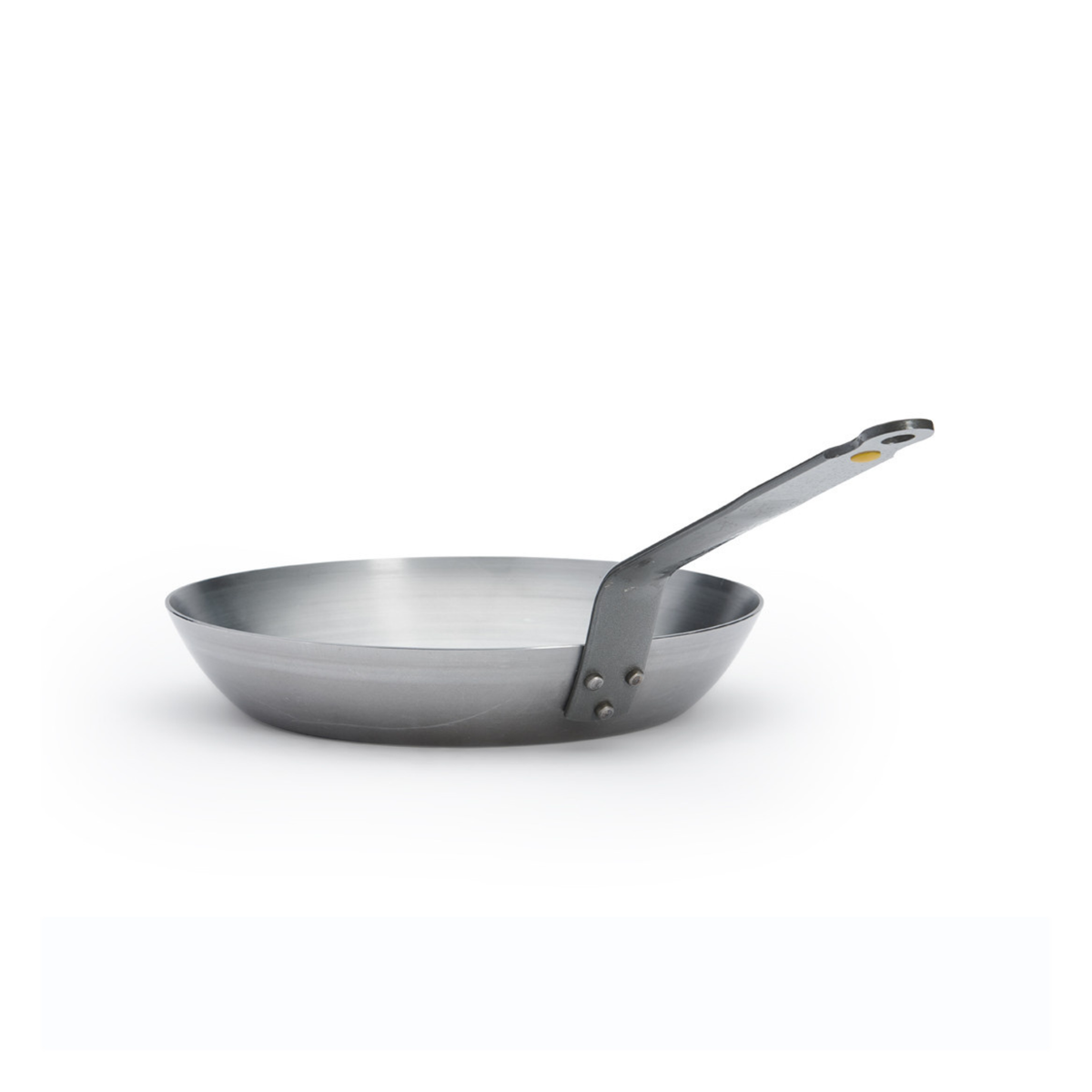 Poêle grill en acier avec manche long – vue arrière