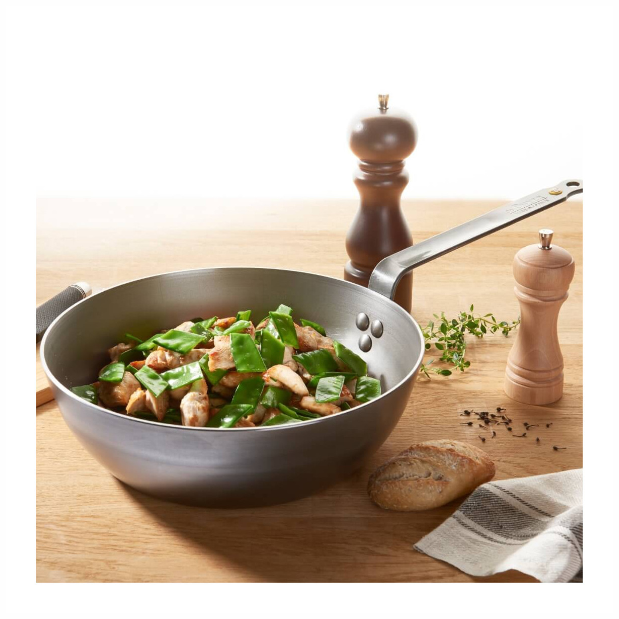 De Buyer - Sauteuse paysanne en acier MINERAL B