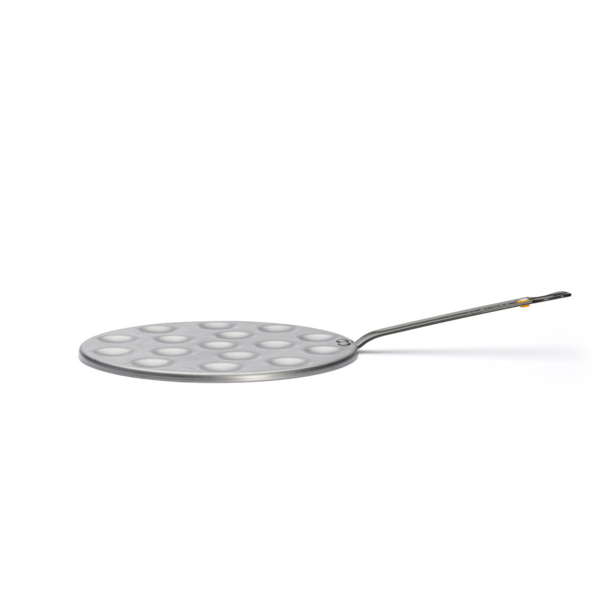 De Buyer - Poêle à Poffertjes & mini-blinis en acier MINERAL B Ø 27 cm - 16 poffertjes Ø 4 cm