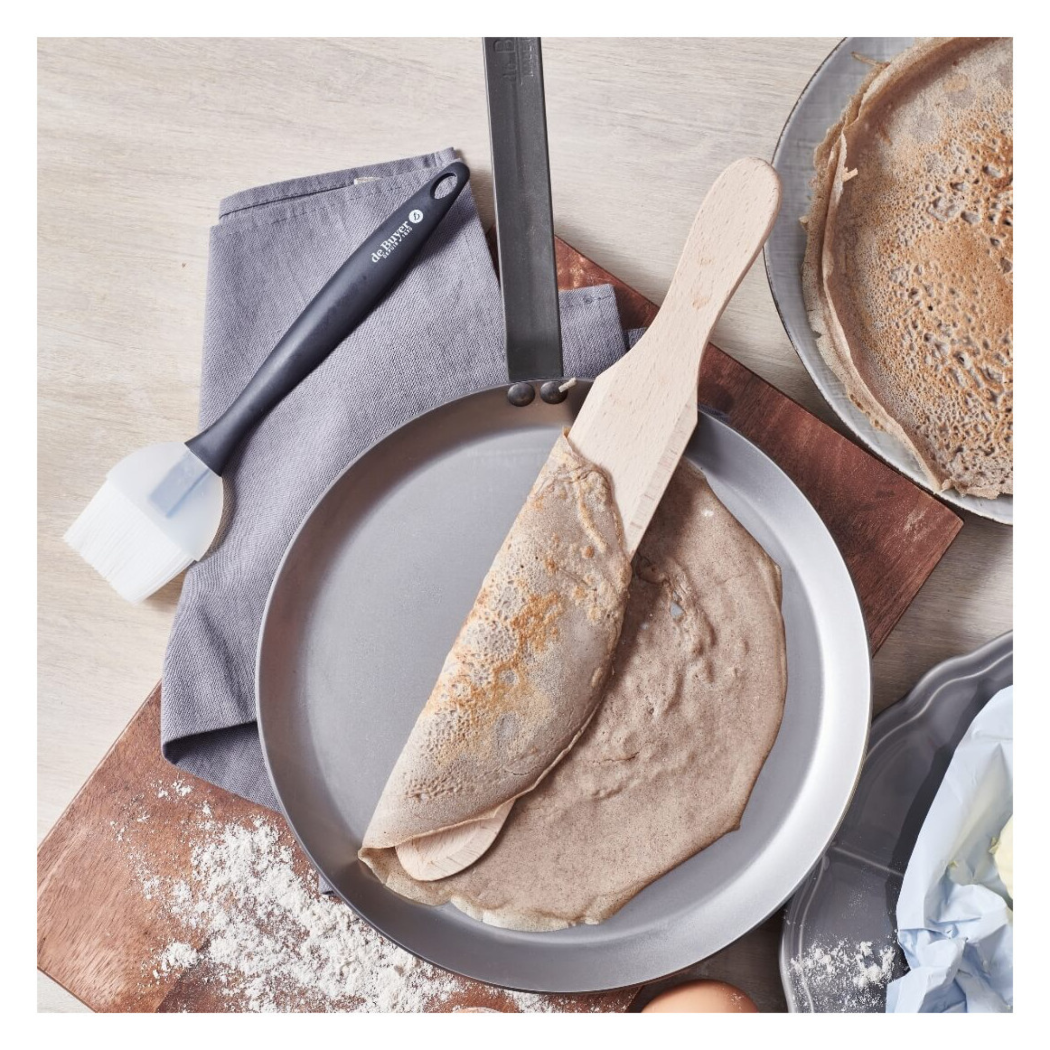 De Buyer - Spatule à crêpes bois B BOIS 30 cm