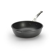 Sauteuse de Buyer noire avec poignée inox
