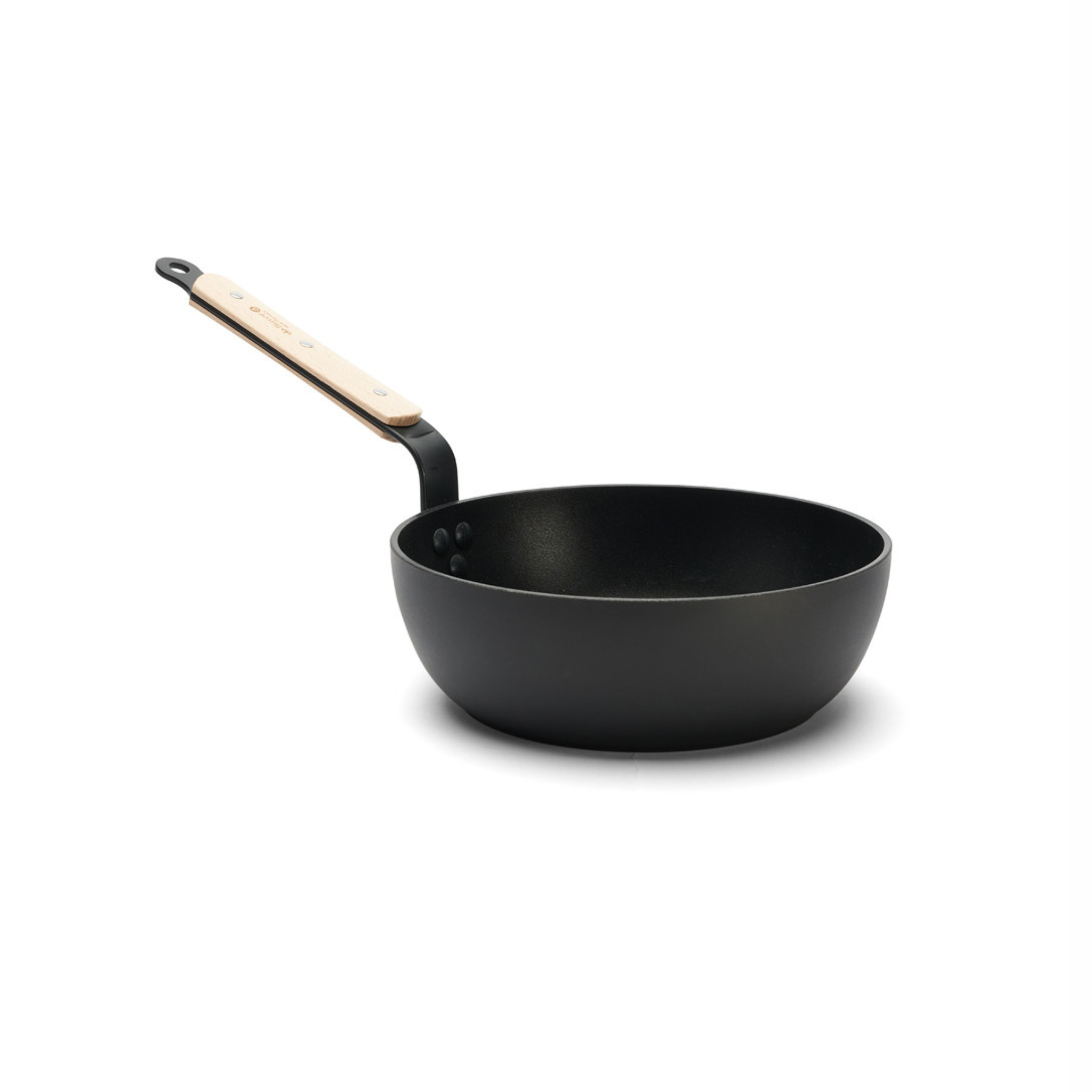 De Buyer - Sauteuse bombée anti-adhésive CHOC B BOIS