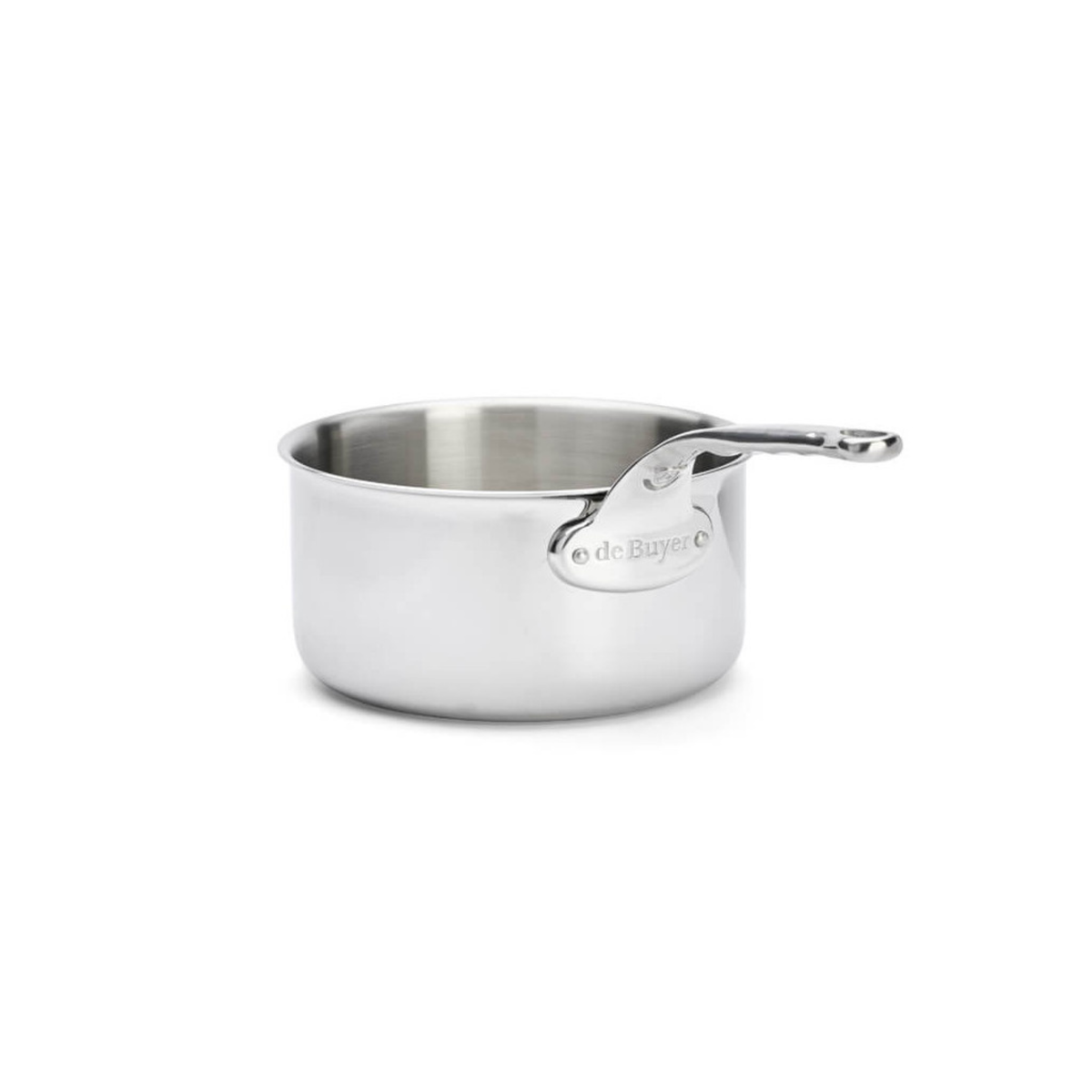 Casserole en inox De Buyer avec manche riveté