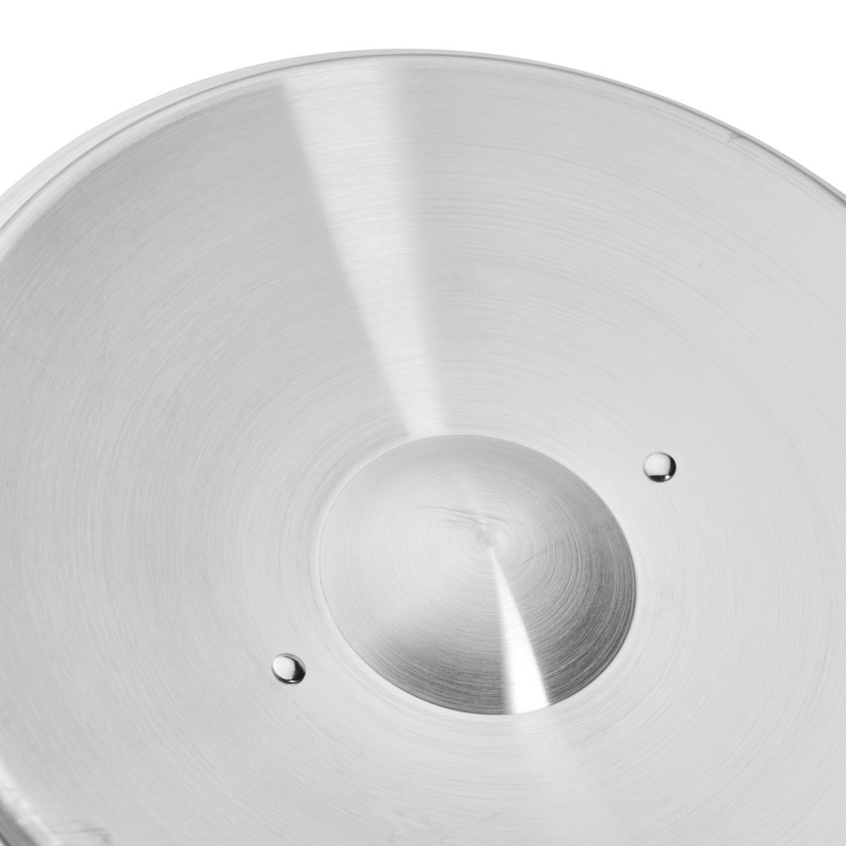 Dessous du couvercle en inox De Buyer