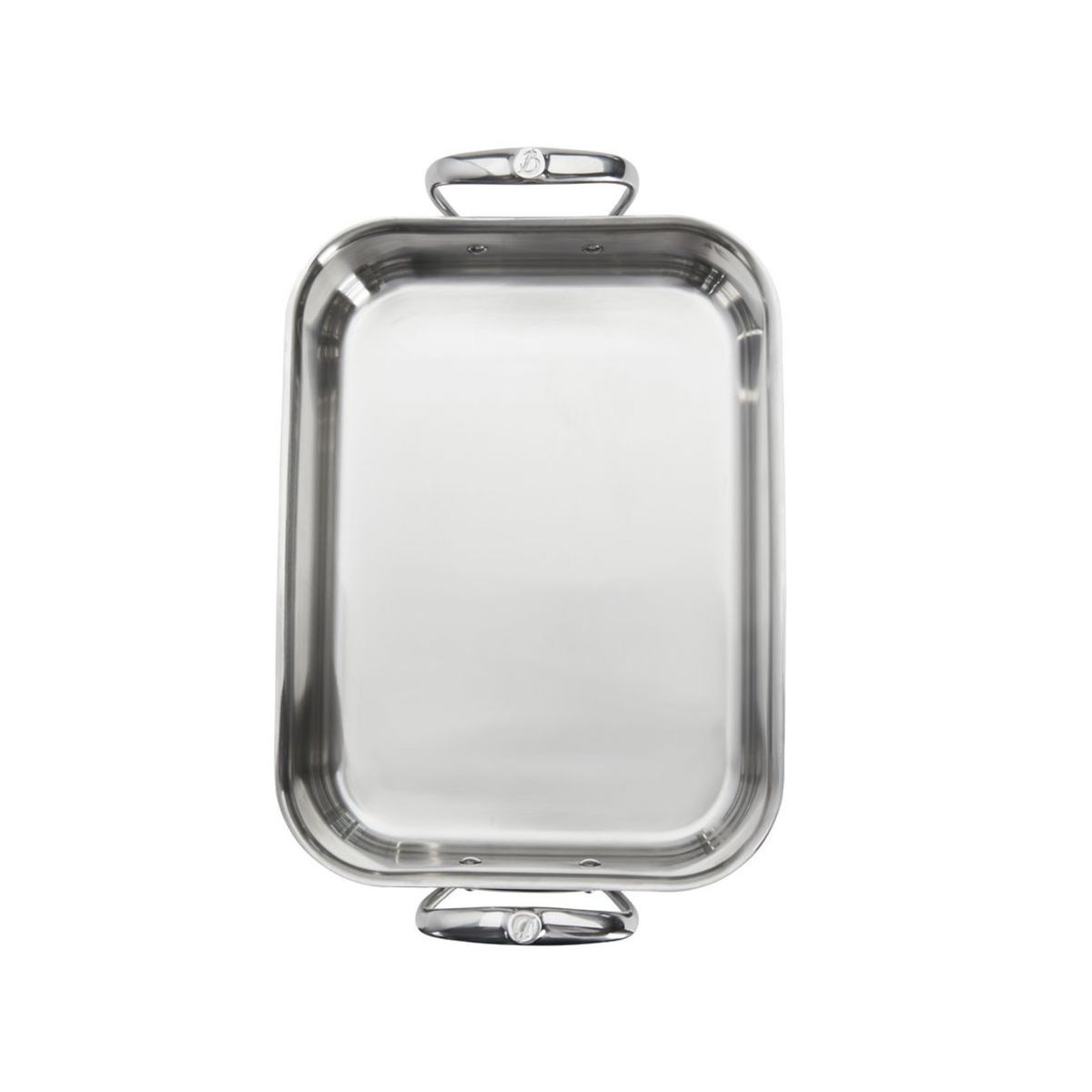 Plat à rôtir rectangulaire De Buyer vue de dessus
