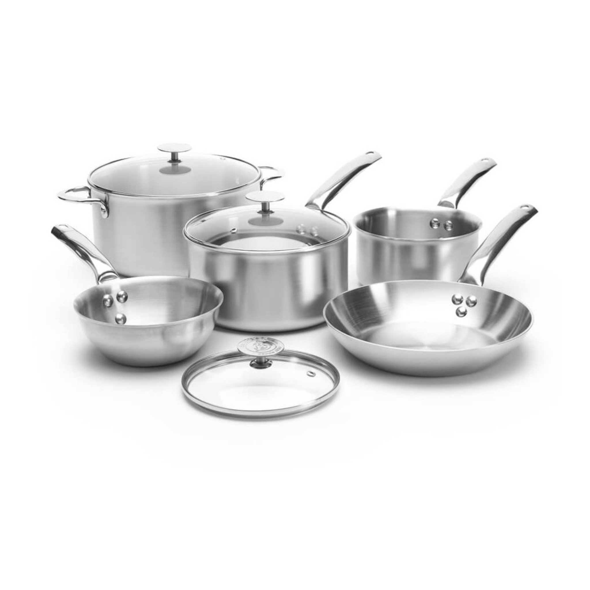 De Buyer - Batterie de cuisine 8 pièces en inox ALCHIMY