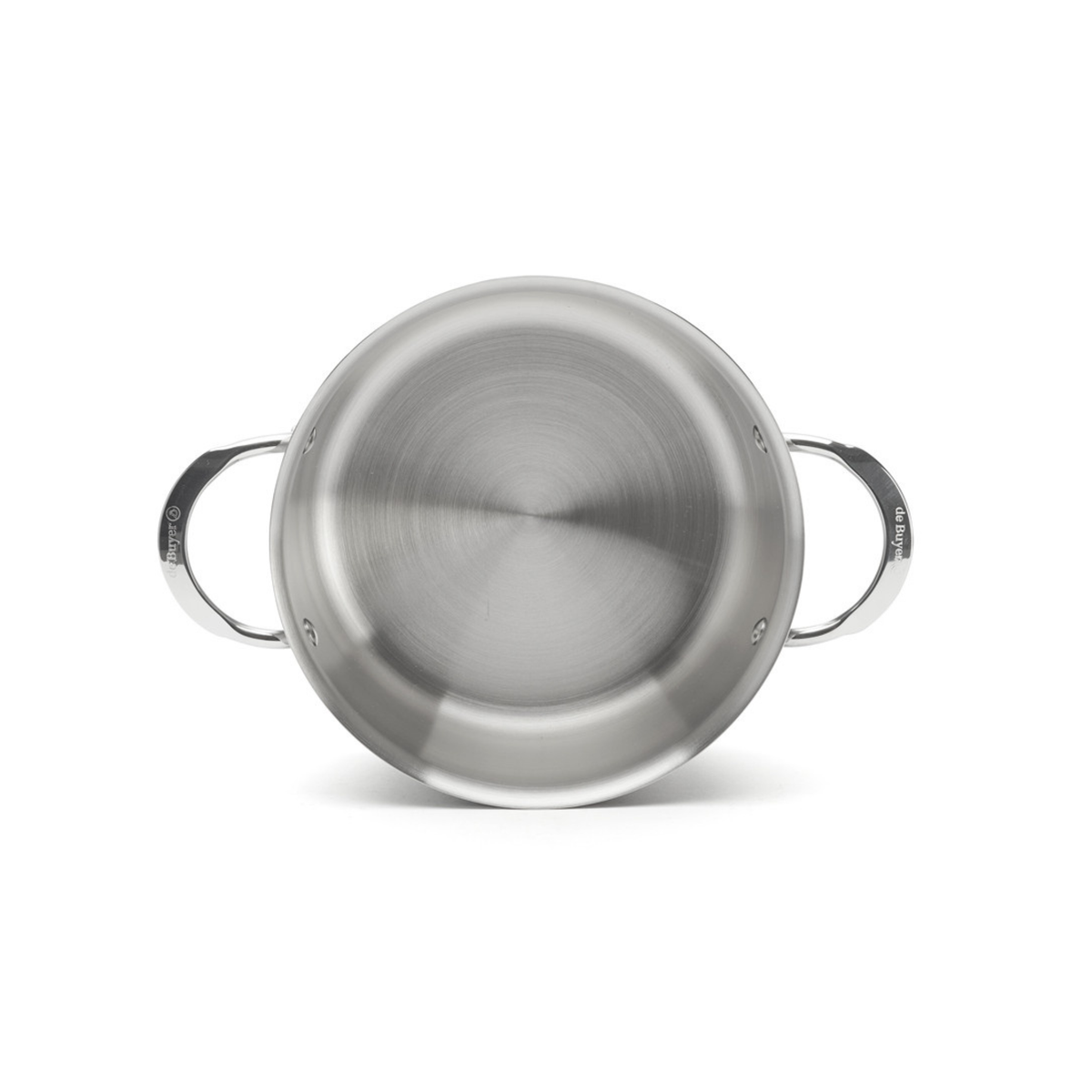 Intérieur du faitout en inox De Buyer