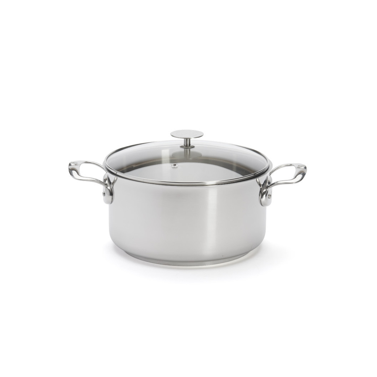 Faitout en inox De Buyer vue de face