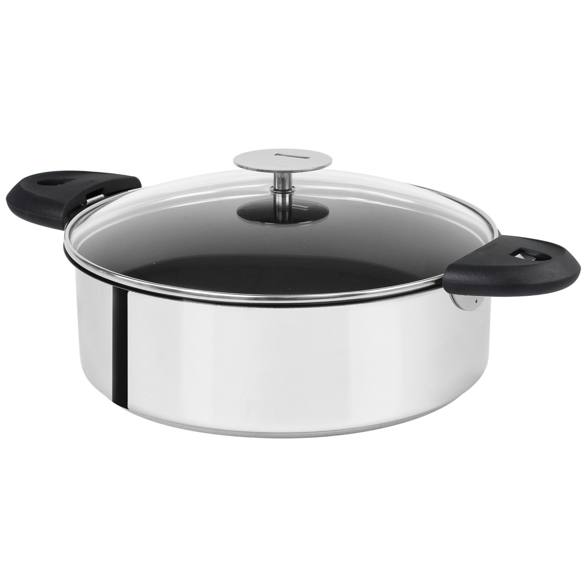 Cristel - Sauteuse antiadhésive en inox amovible Mutine