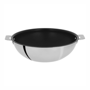 Sauteuse inox antiadhésive Cristel à deux anses