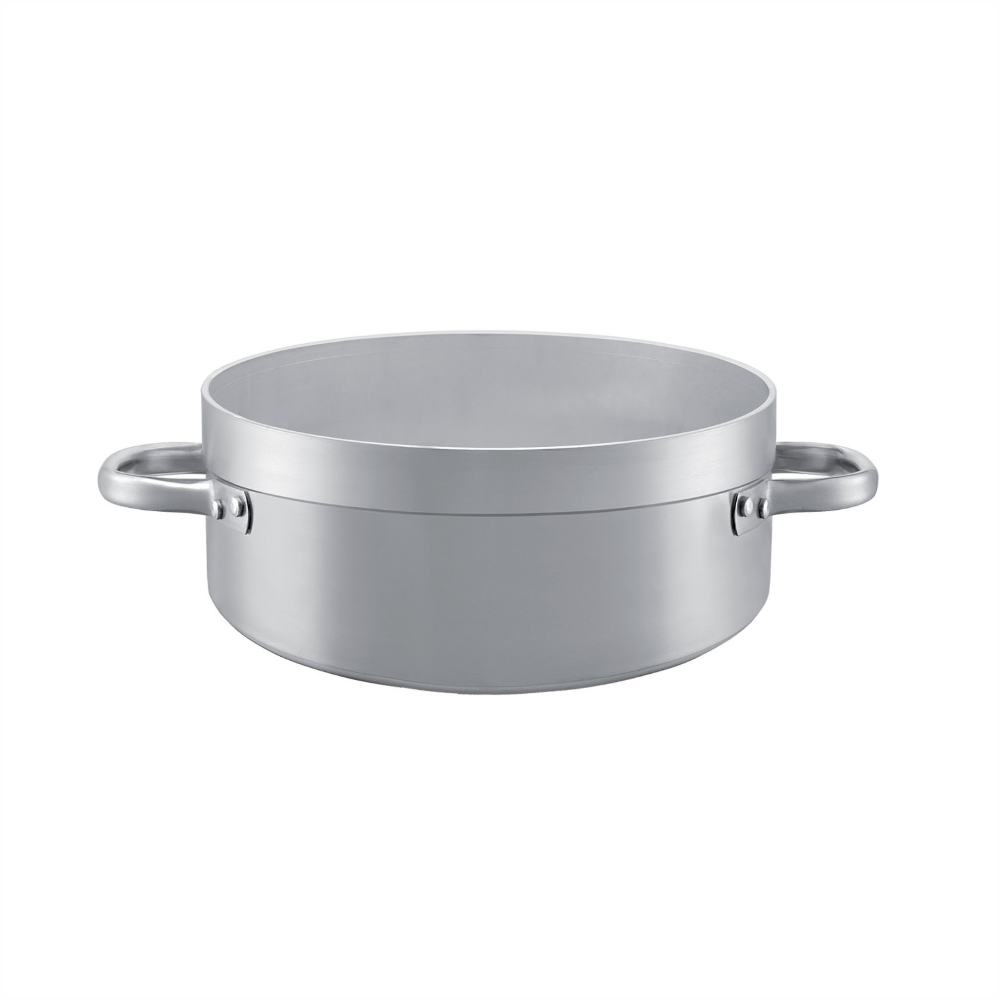 Mallard Ferrière - Sauteuse Rondeau aluminium à anses sans couvercle