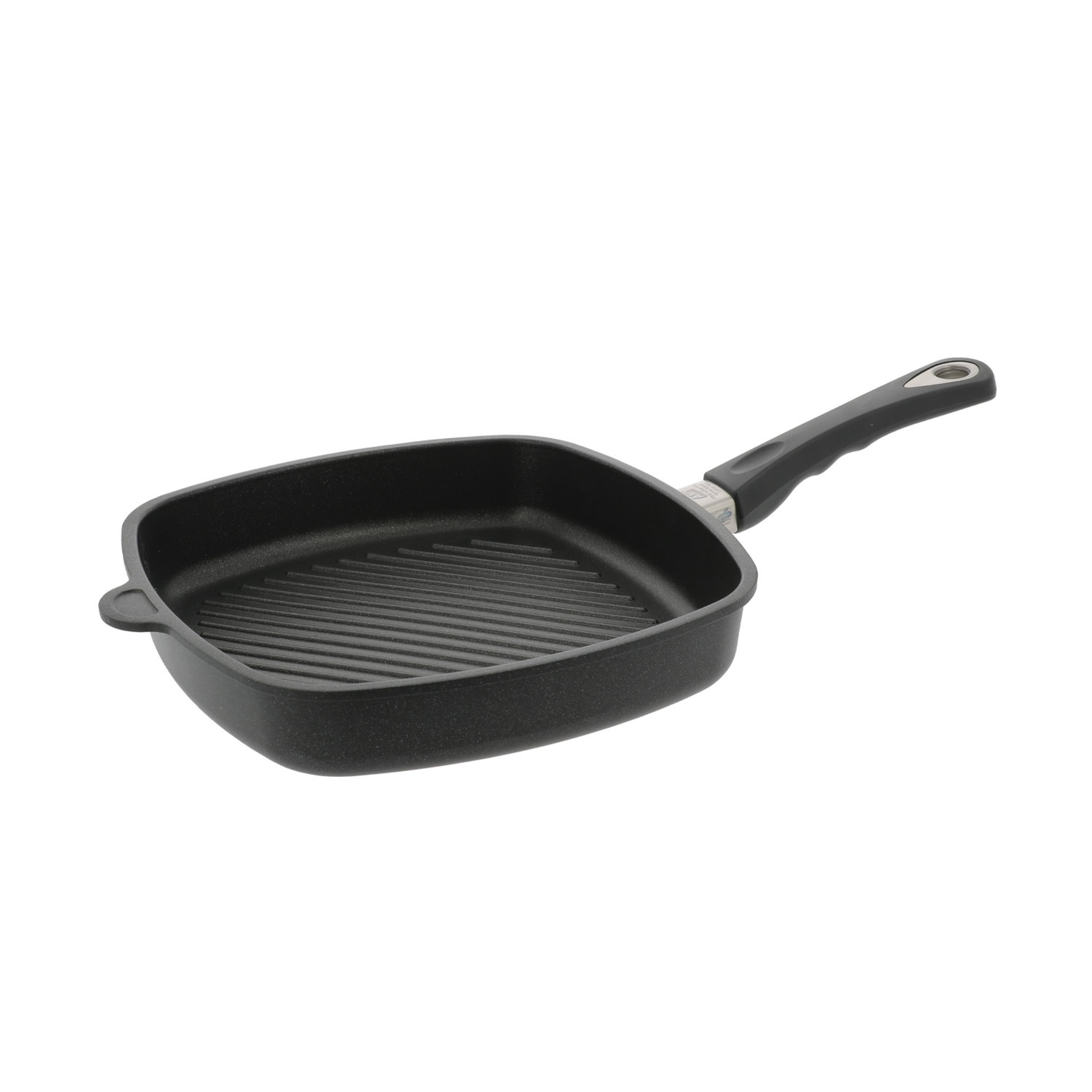 Mallard Ferrière - Poêle grill induction en fonte d'aluminium 20 x 20 cm