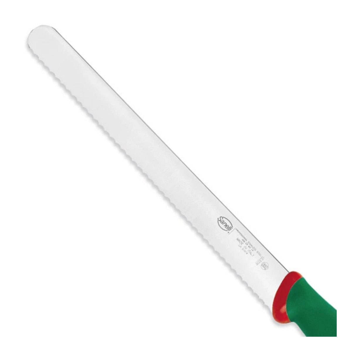 Lame dentelée en acier inoxydable du couteau à pain Sanelli