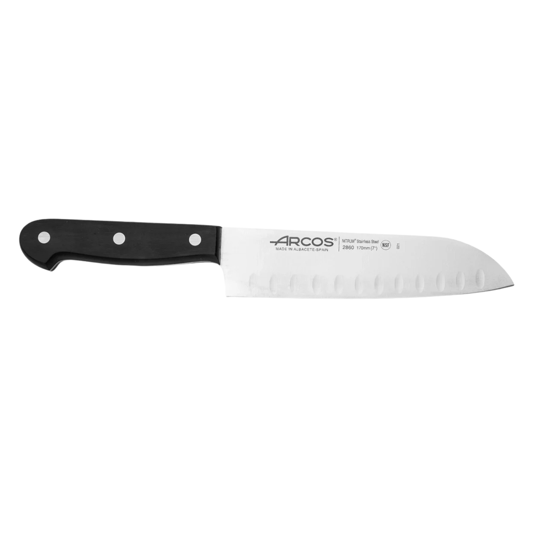 Arcos - Couteau Santoku alvéolé Universal 17 cm