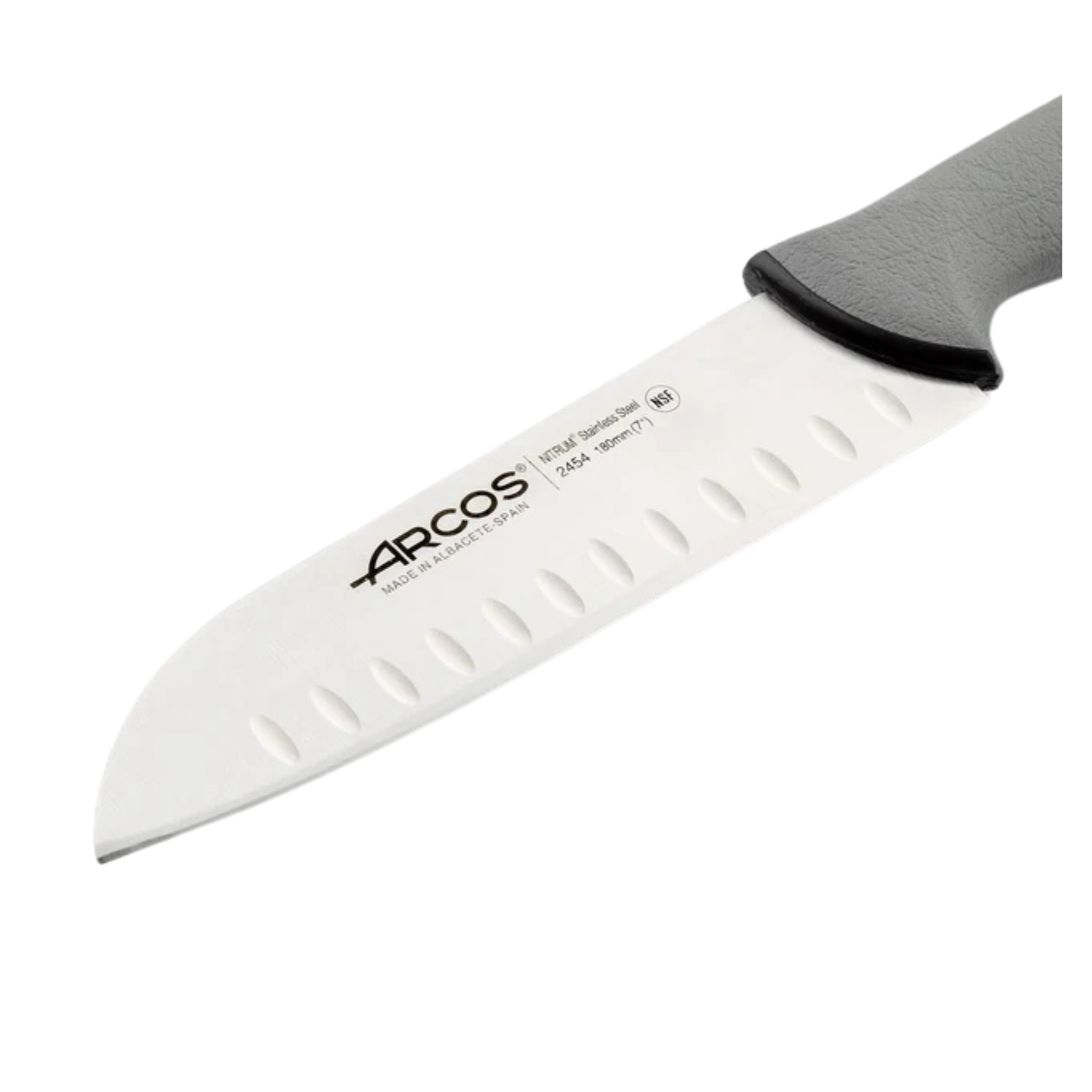 Arcos - Couteau Santoku alvéolé Colour Pro 18 cm