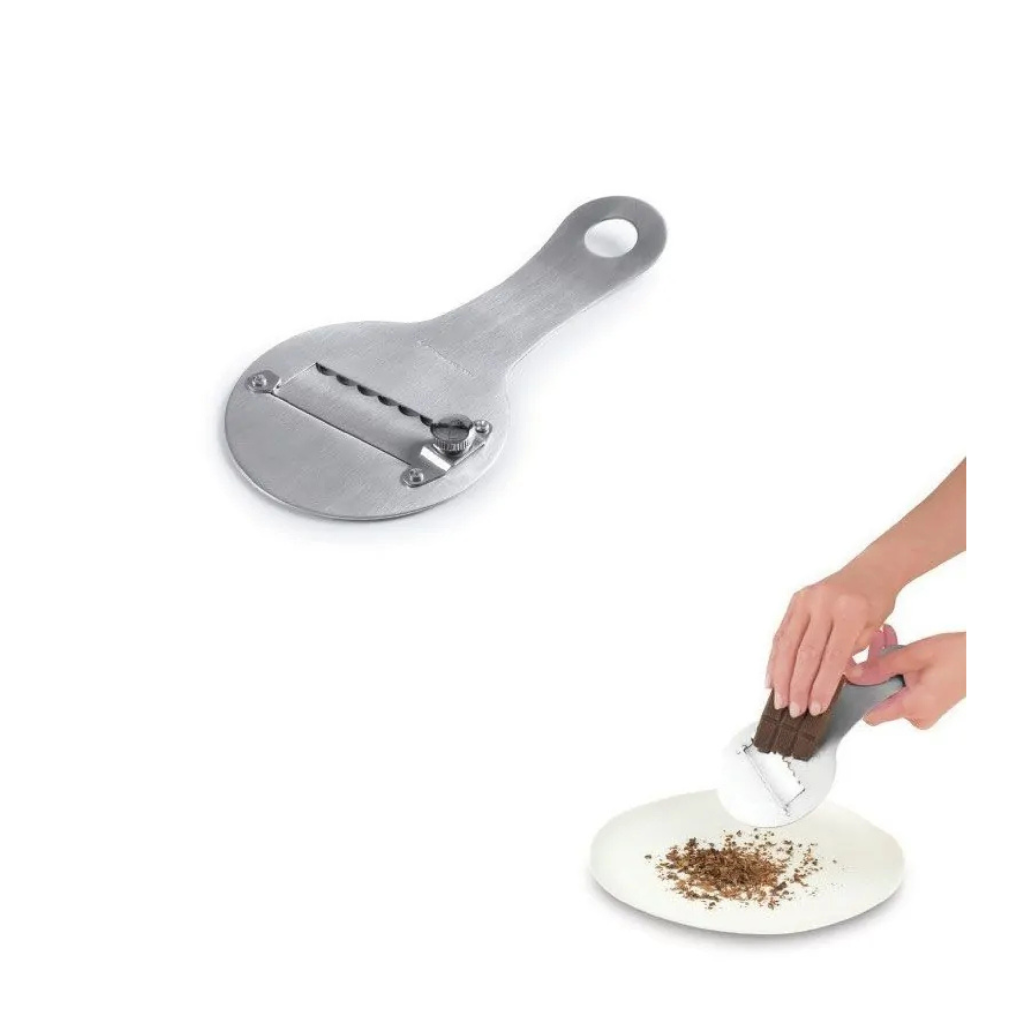 Ibili - Coupe-truffes et chocolat inox 18cm