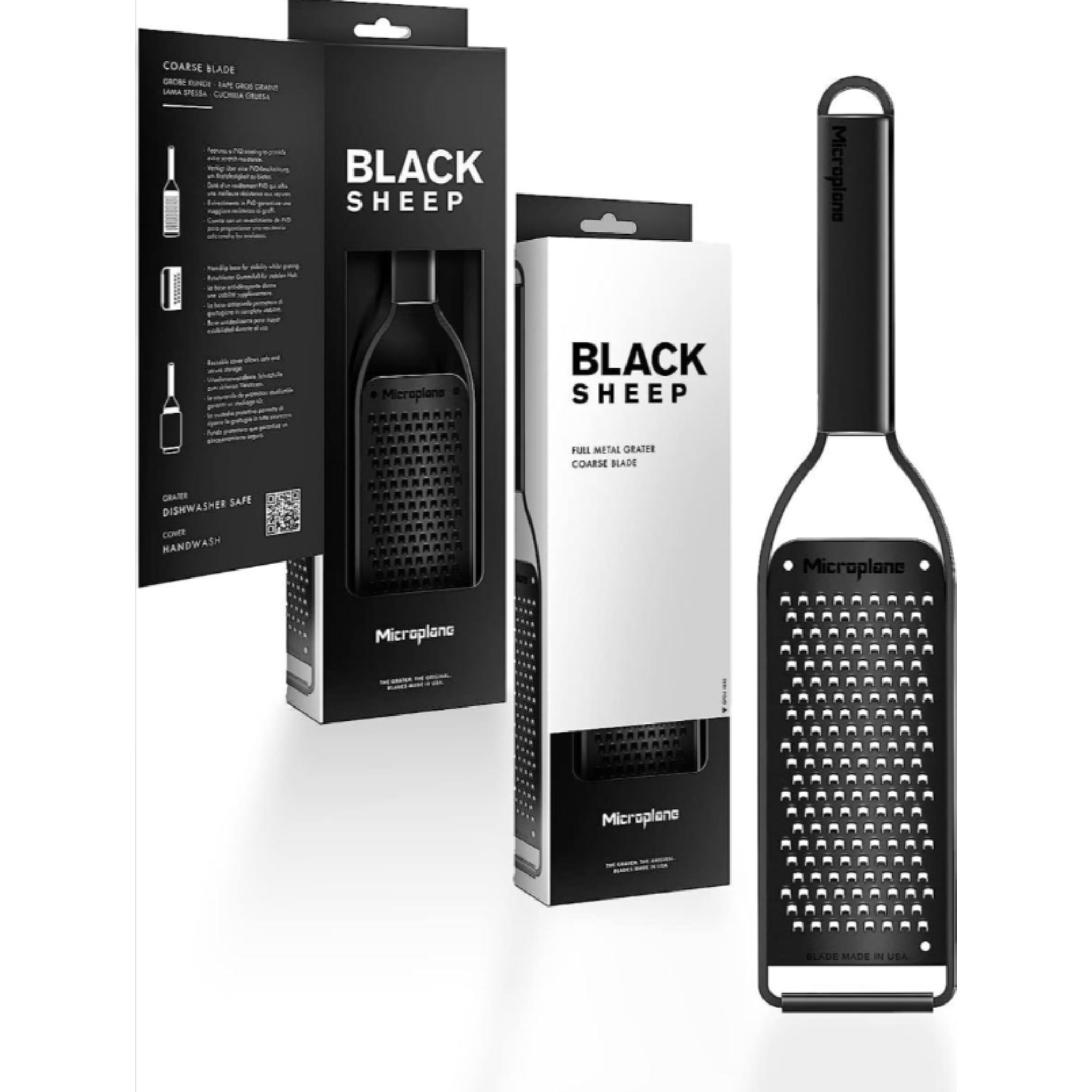 Microplane - Râpe Très Gros Grains Black Sheep