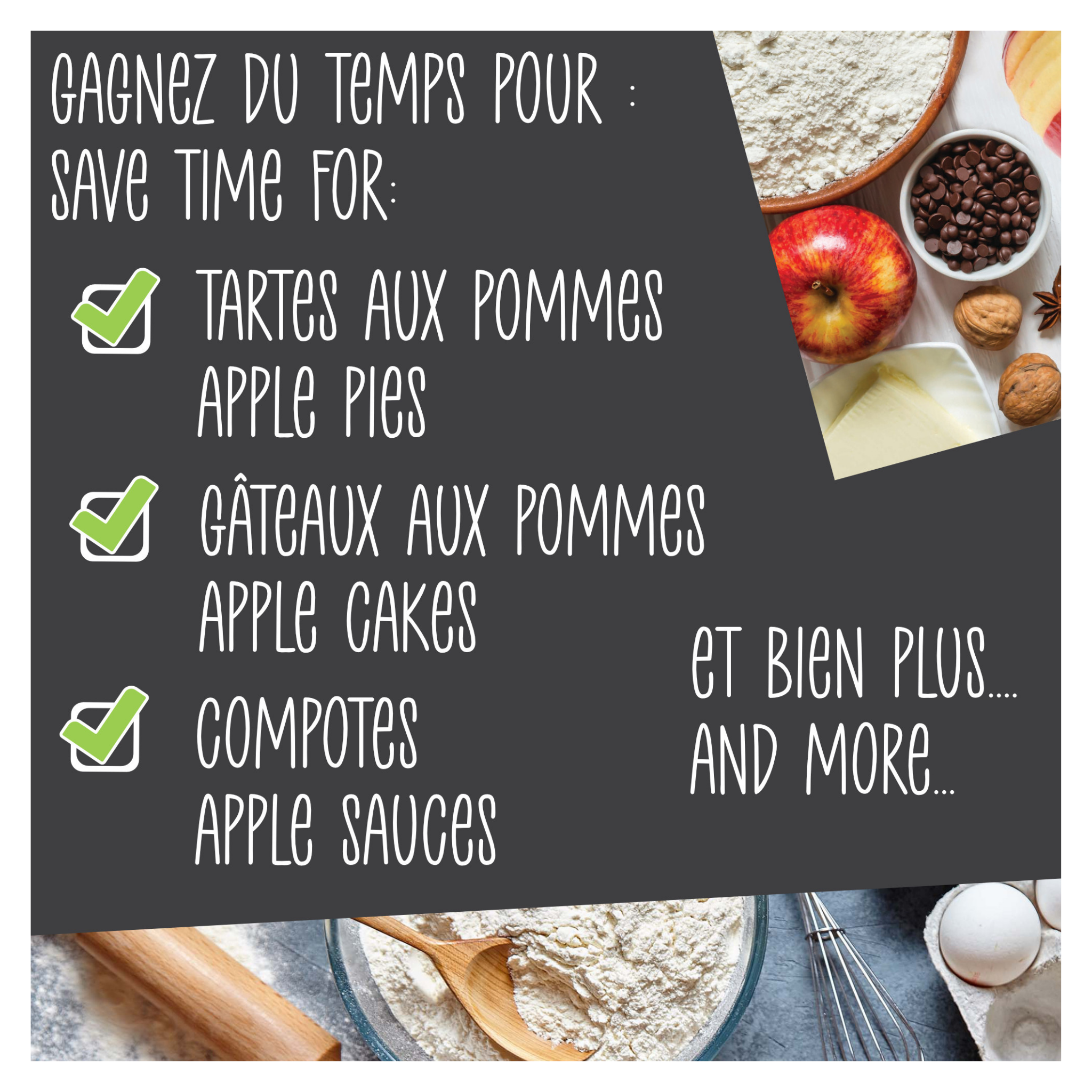 ScrapCooking - Pèle-pomme 3 en 1 Need'it