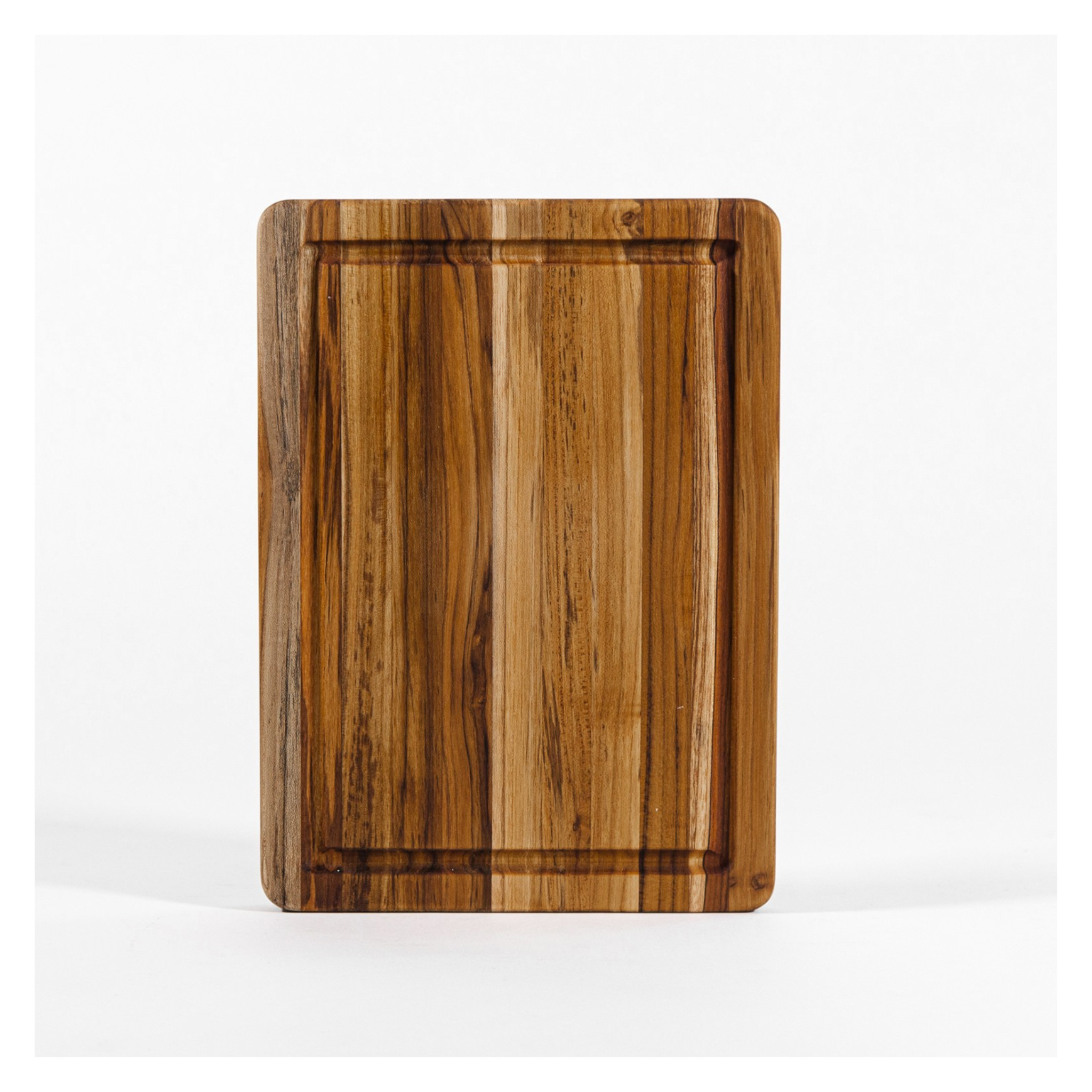 Cristel - Planche en Teck Bois de Fil avec Rigole Scandi 36 x 26 cm