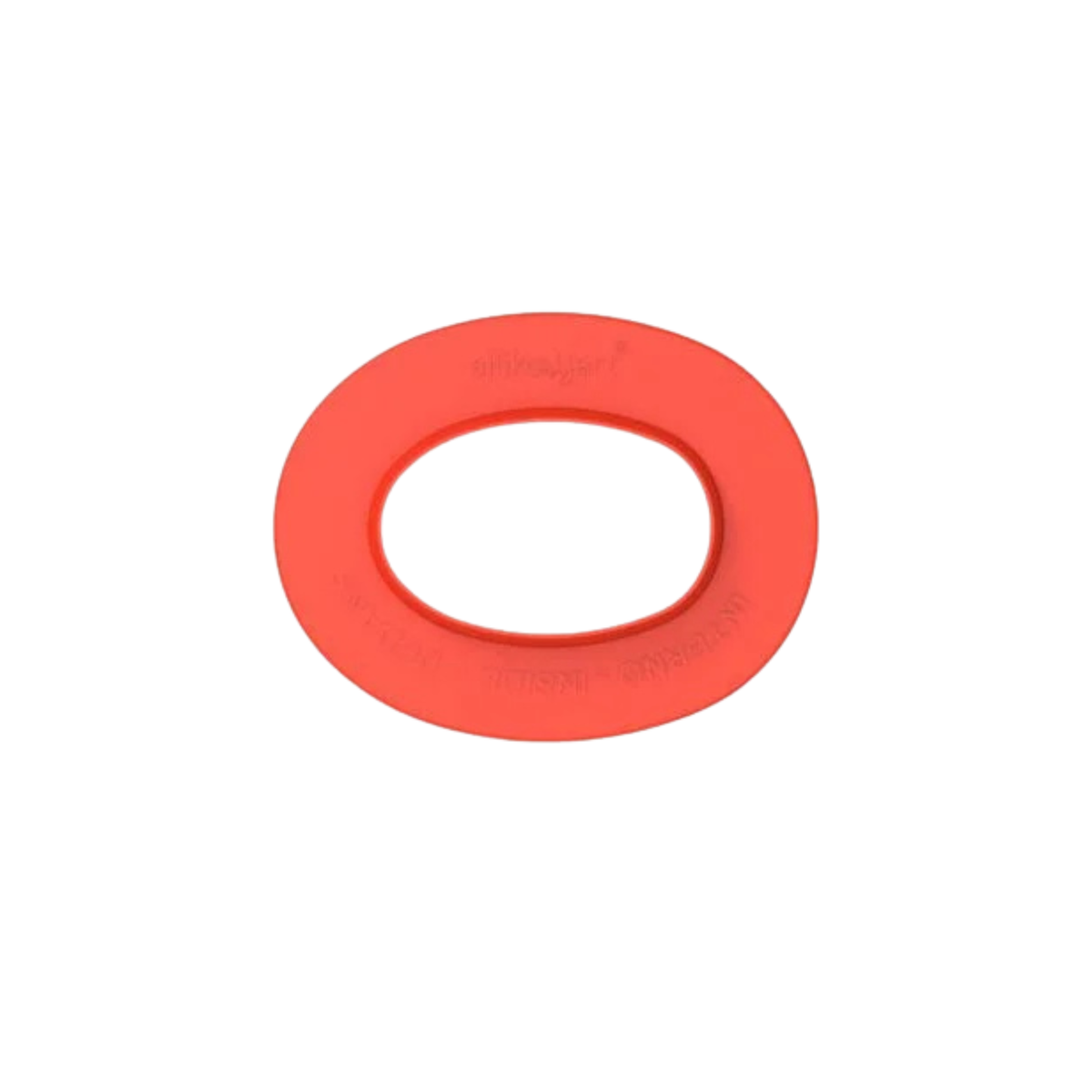Insert silicone ovale rouge