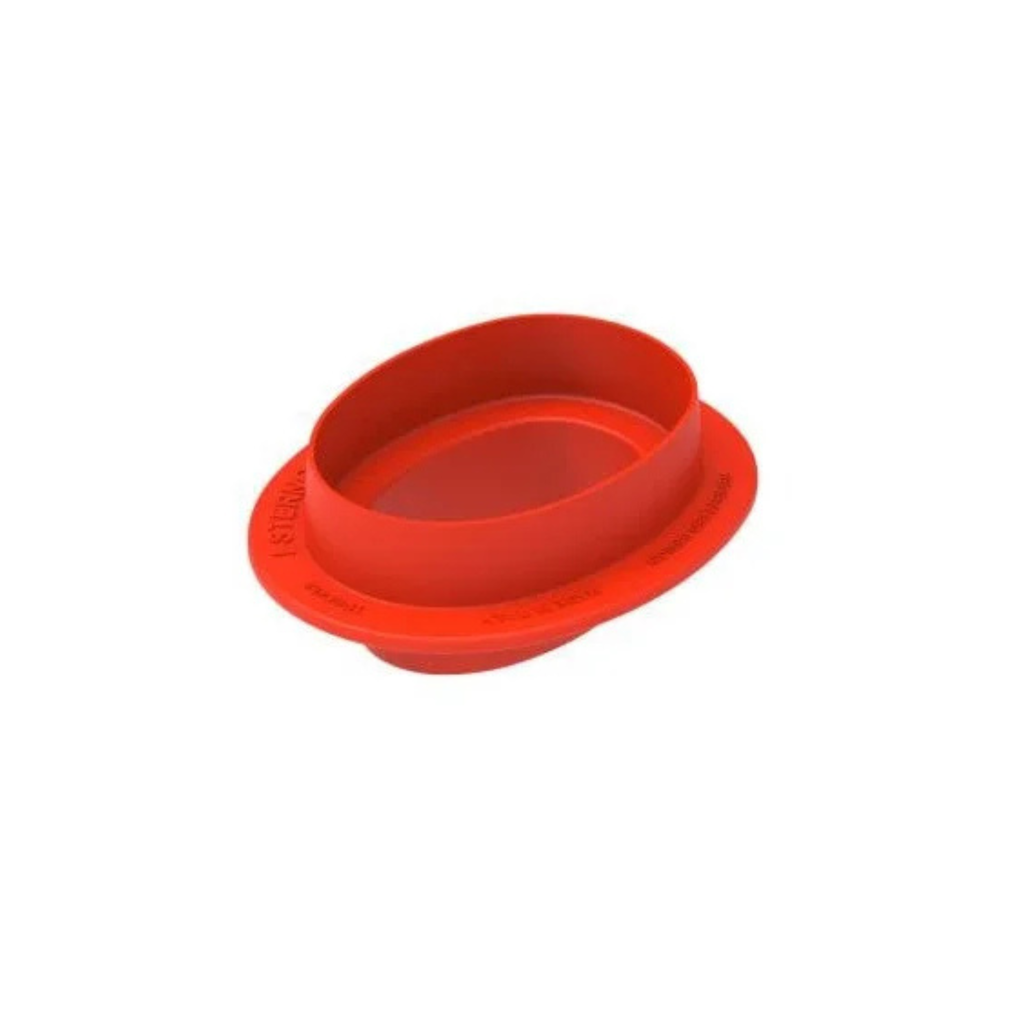 Insert silicone ovale rouge