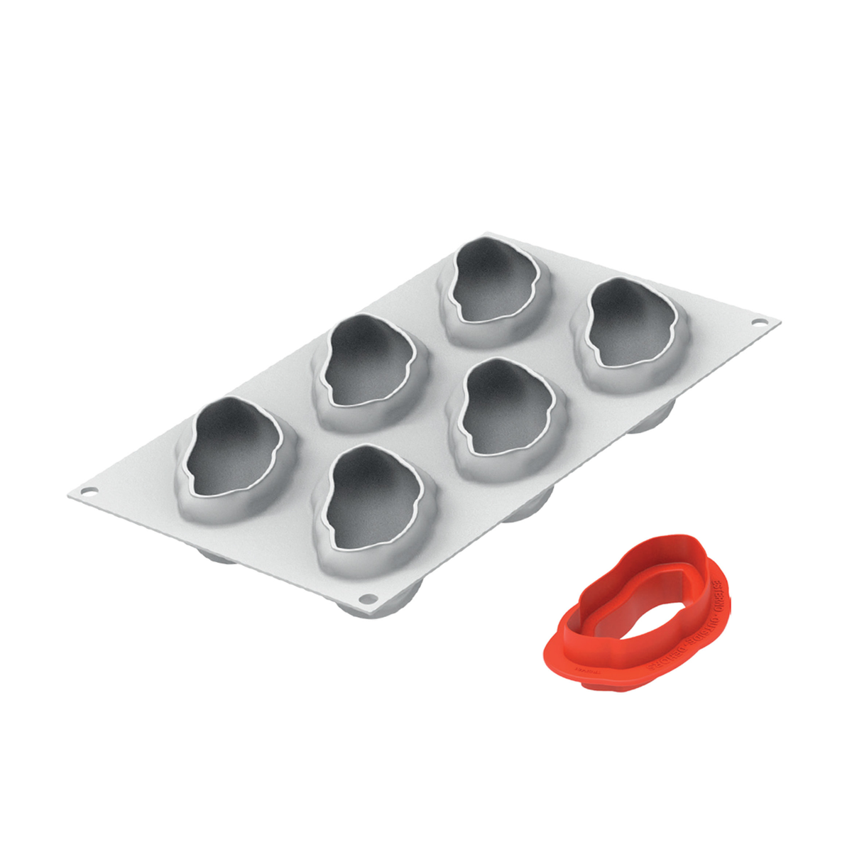 Moule silicone empreintes pistache