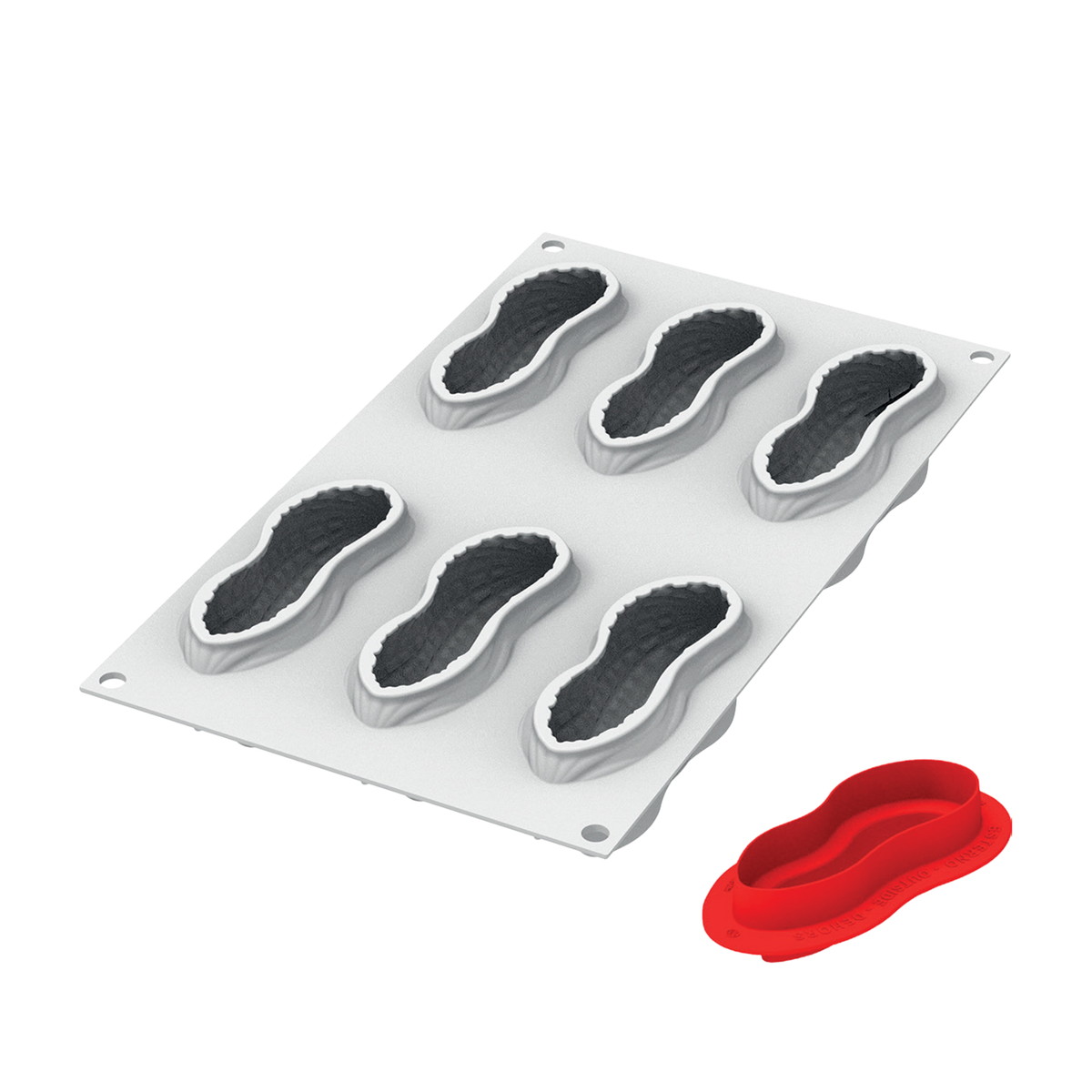Moule silicone empreintes cacahuète