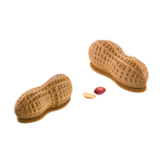 Entremets en forme de cacahuètes