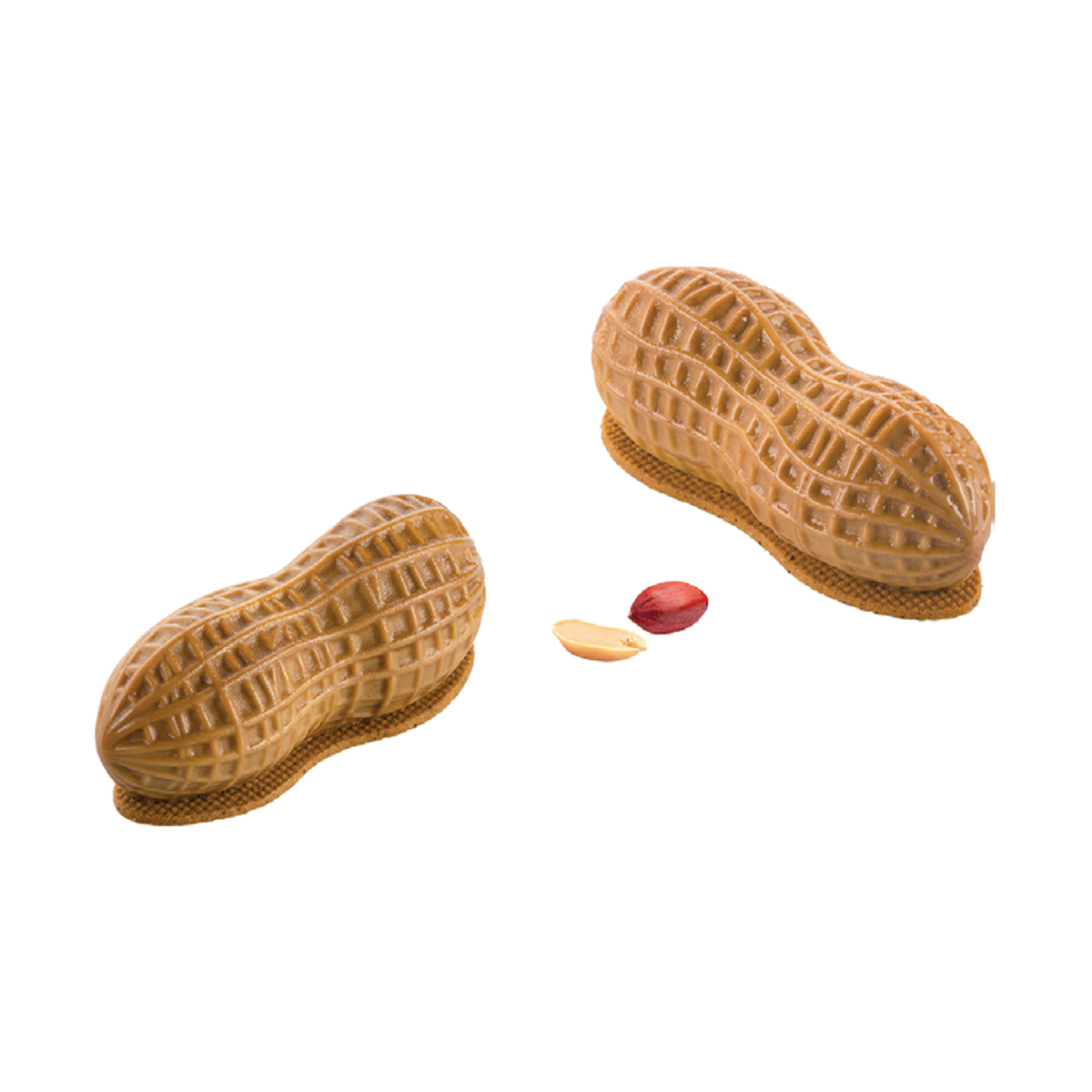 Entremets en forme de cacahuètes