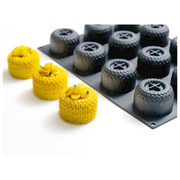 Entremets individuels effet tricot