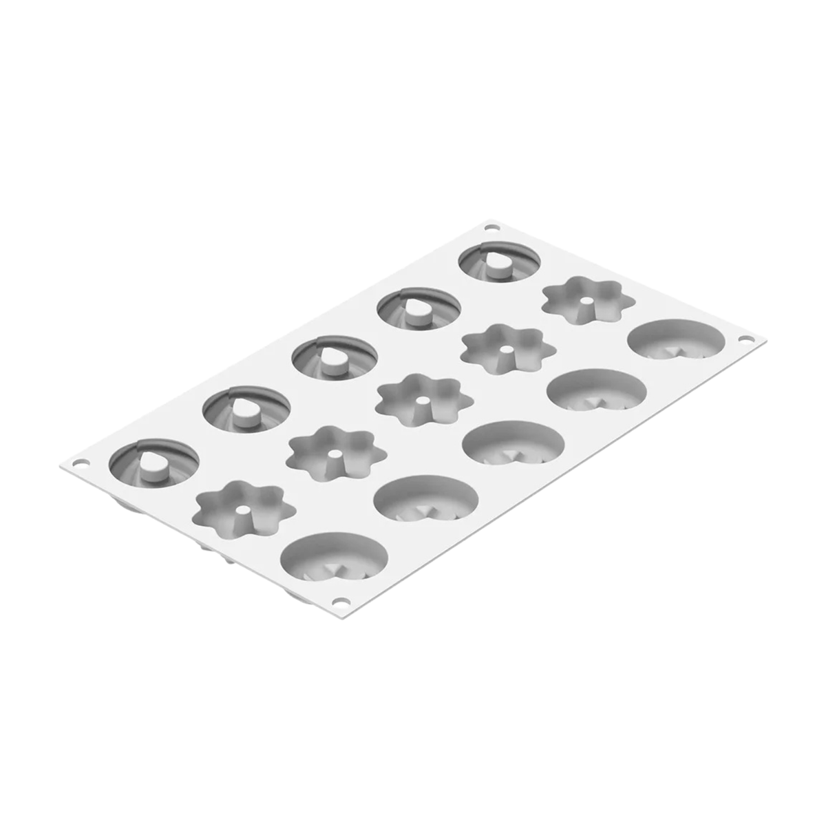 Moule silicone Biscuits Danois XS 