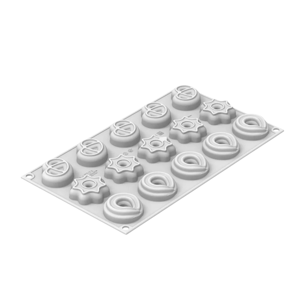 Moule silicone Biscuits Danois XS 