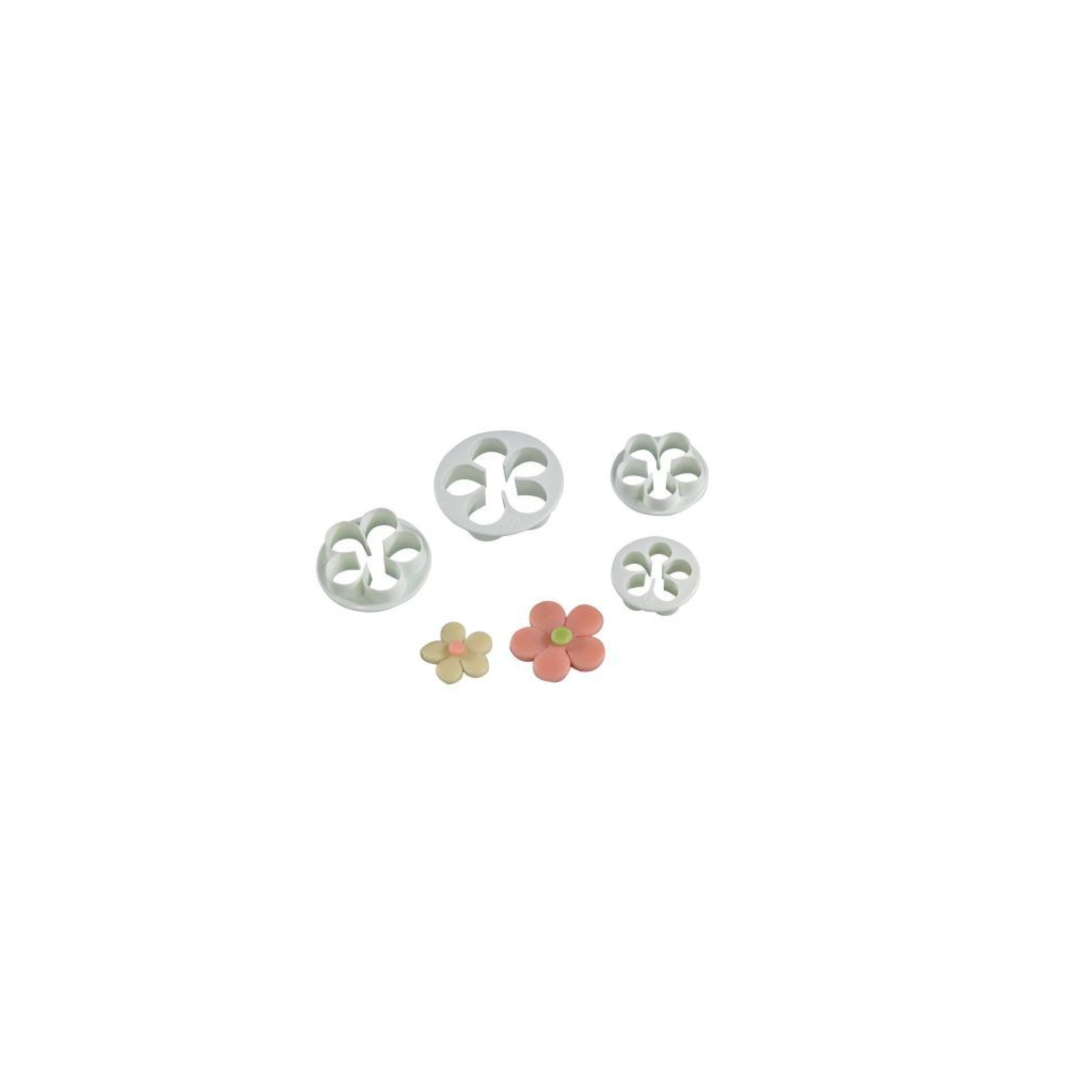 Mallard Ferrière - Lot de 4 découpoirs fleurs - Ø 30/37/42/49mm