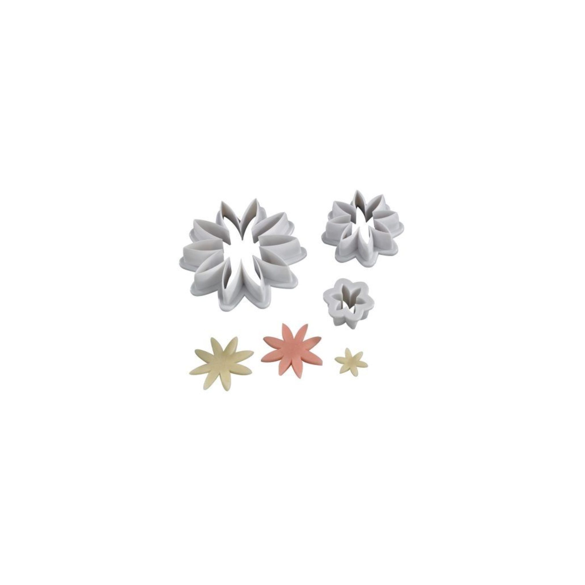 Mallard Ferrière - Lot de 3 découpoirs marguerites - Ø 18/ 36/61mm