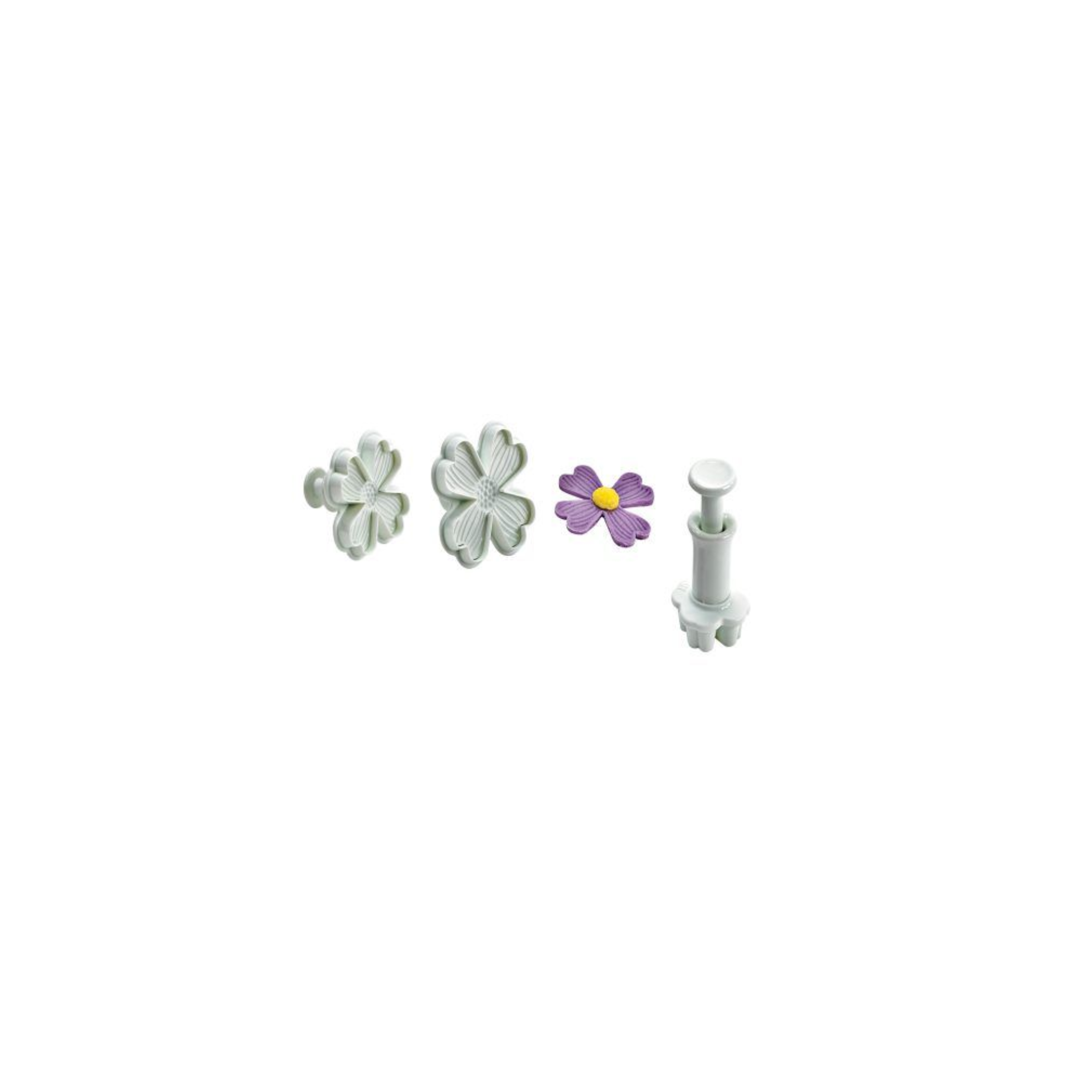 Mallard Ferrière - Lot de 3 découpoirs fleurs pétales - Ø 50/40/60mm