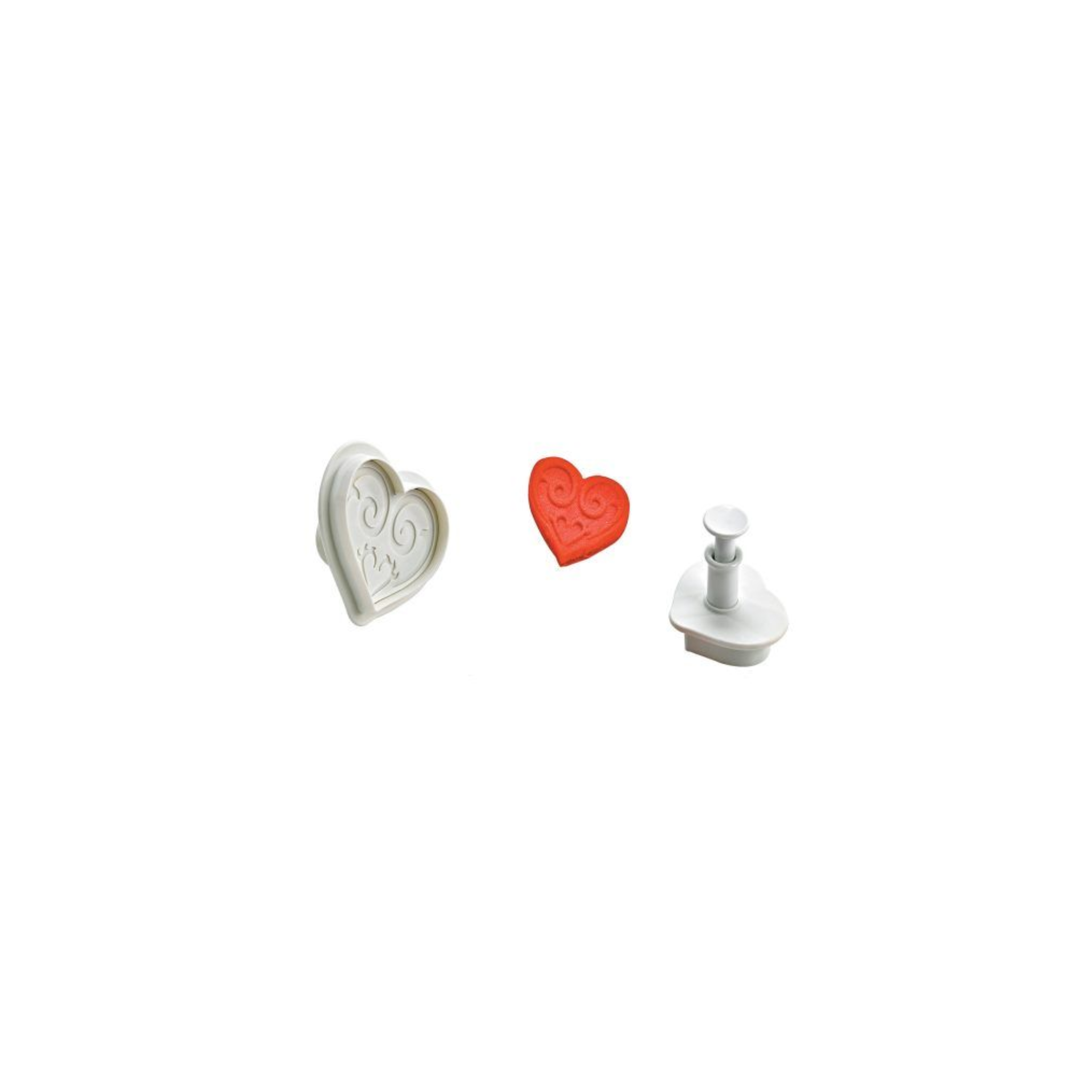 Mallard Ferrière - Lot de 2 découpoirs coeurs - Ø 45/60 mm