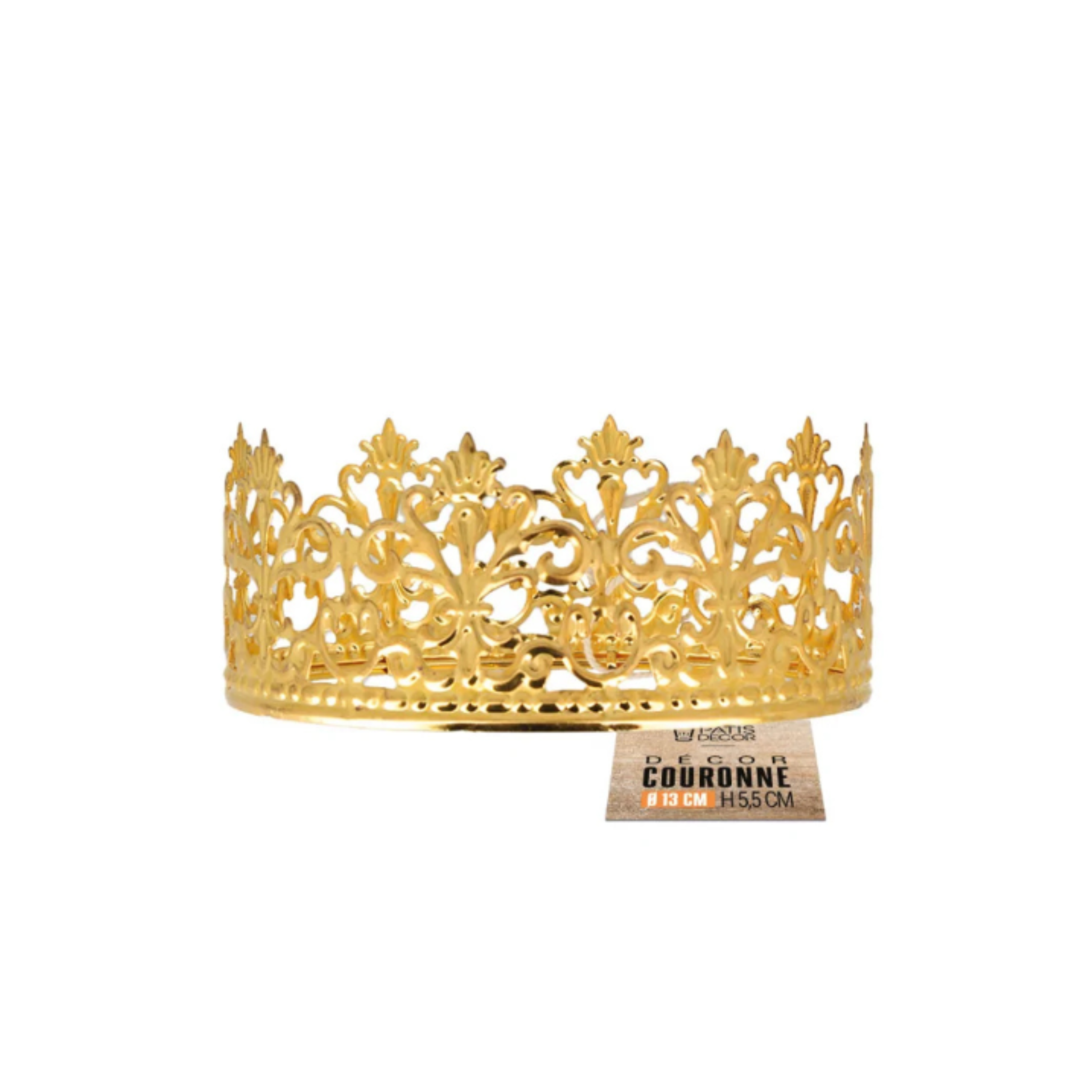 Patisdécor - Décor à poser couronne basse Ø 13 cm
