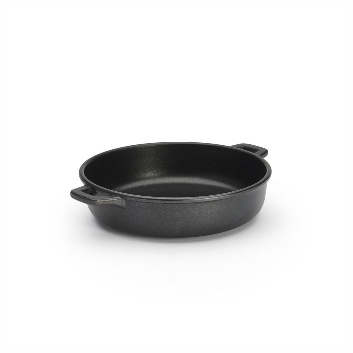 Sauteuse ronde noire vue de face