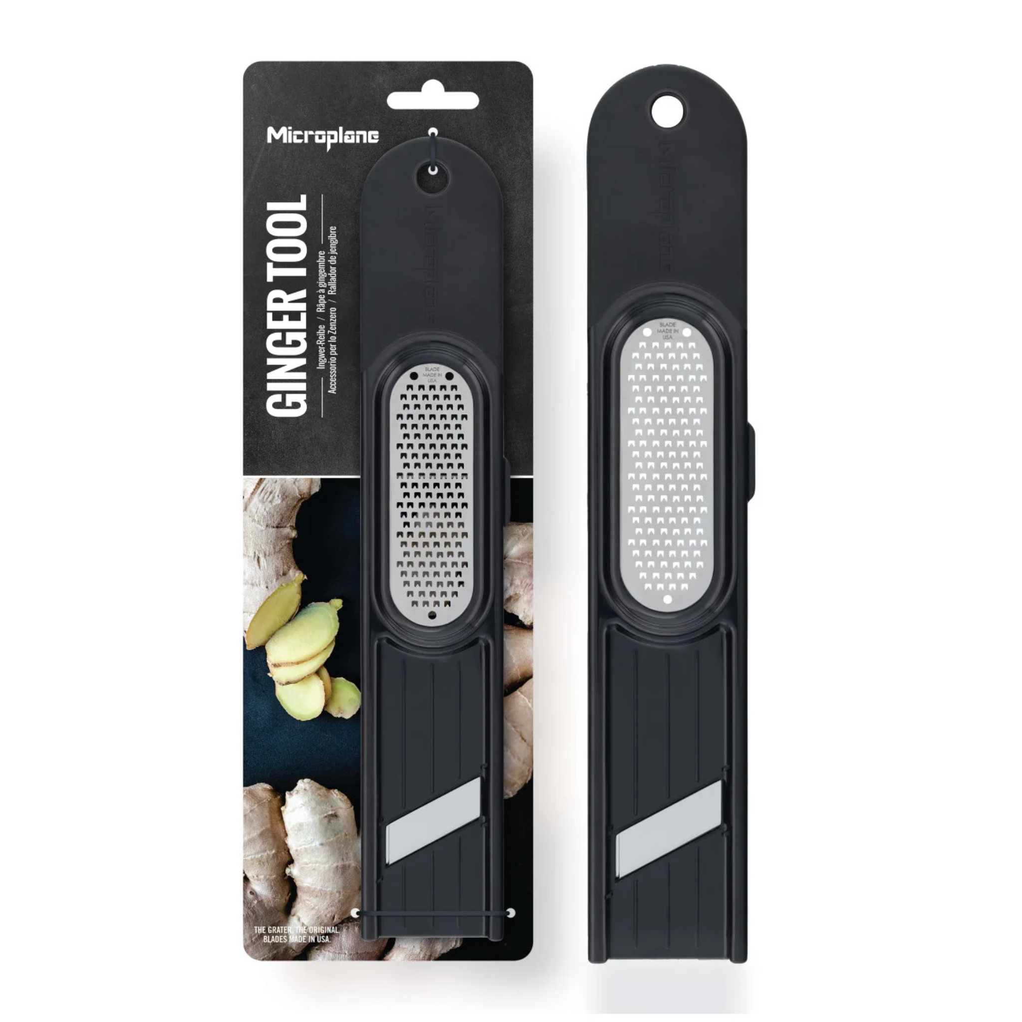 Microplane - Râpe à Gingembre 3 en 1 - 27,3 cm