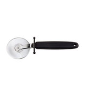 Roulette à pizza en inox avec manche noir