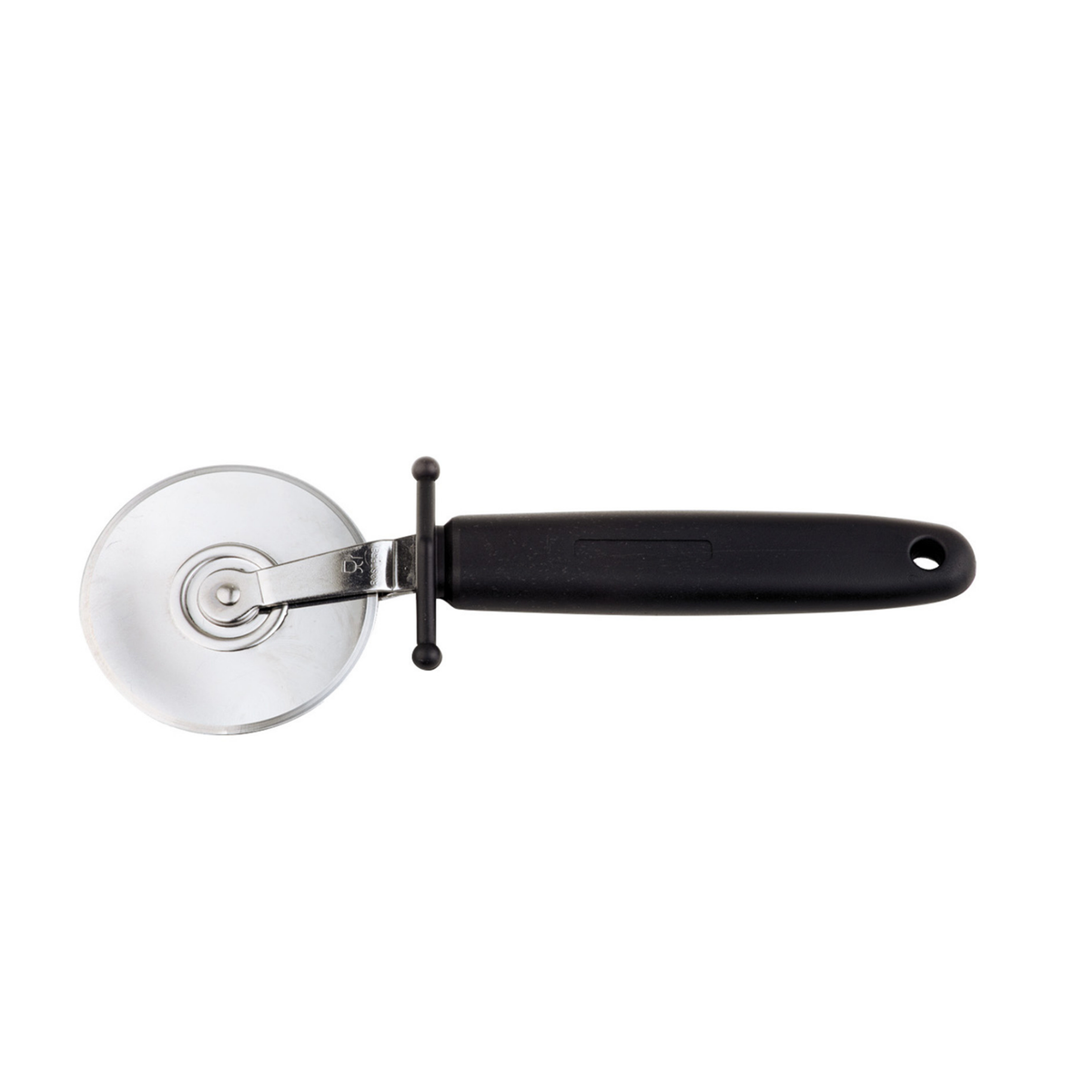 Roulette à pizza en inox avec manche noir