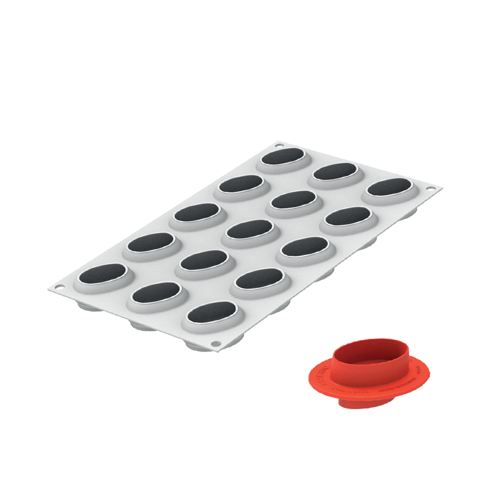 Moule silicone 15 empreintes ovales
