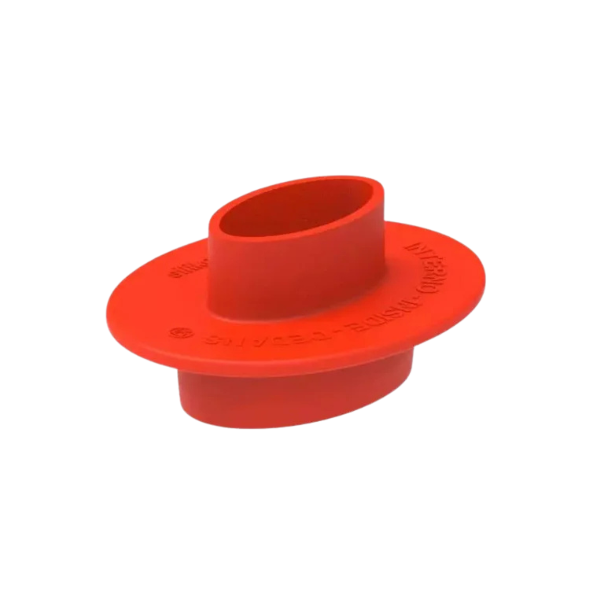 Insert silicone ovale rouge
