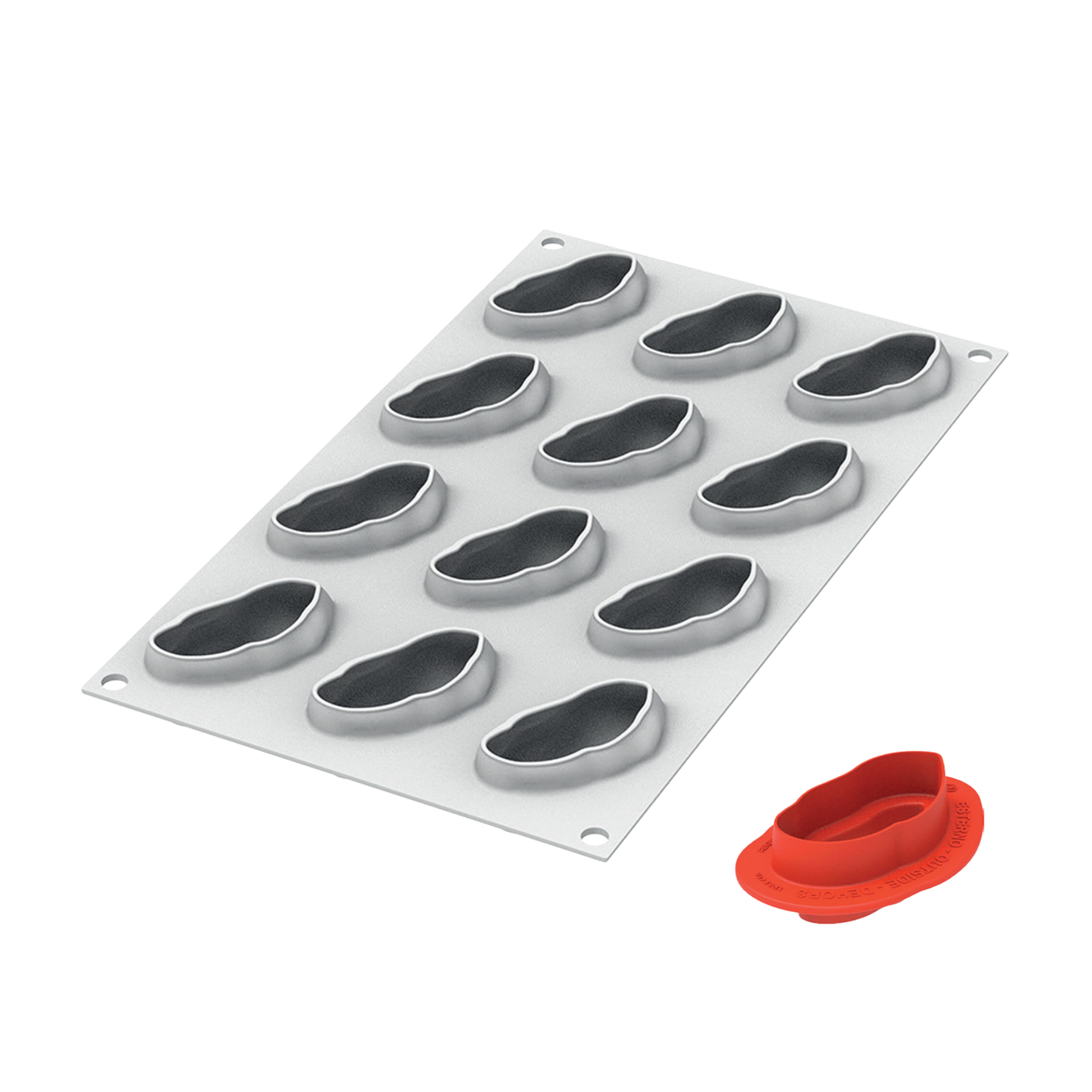 Moule silicone empreintes pistache