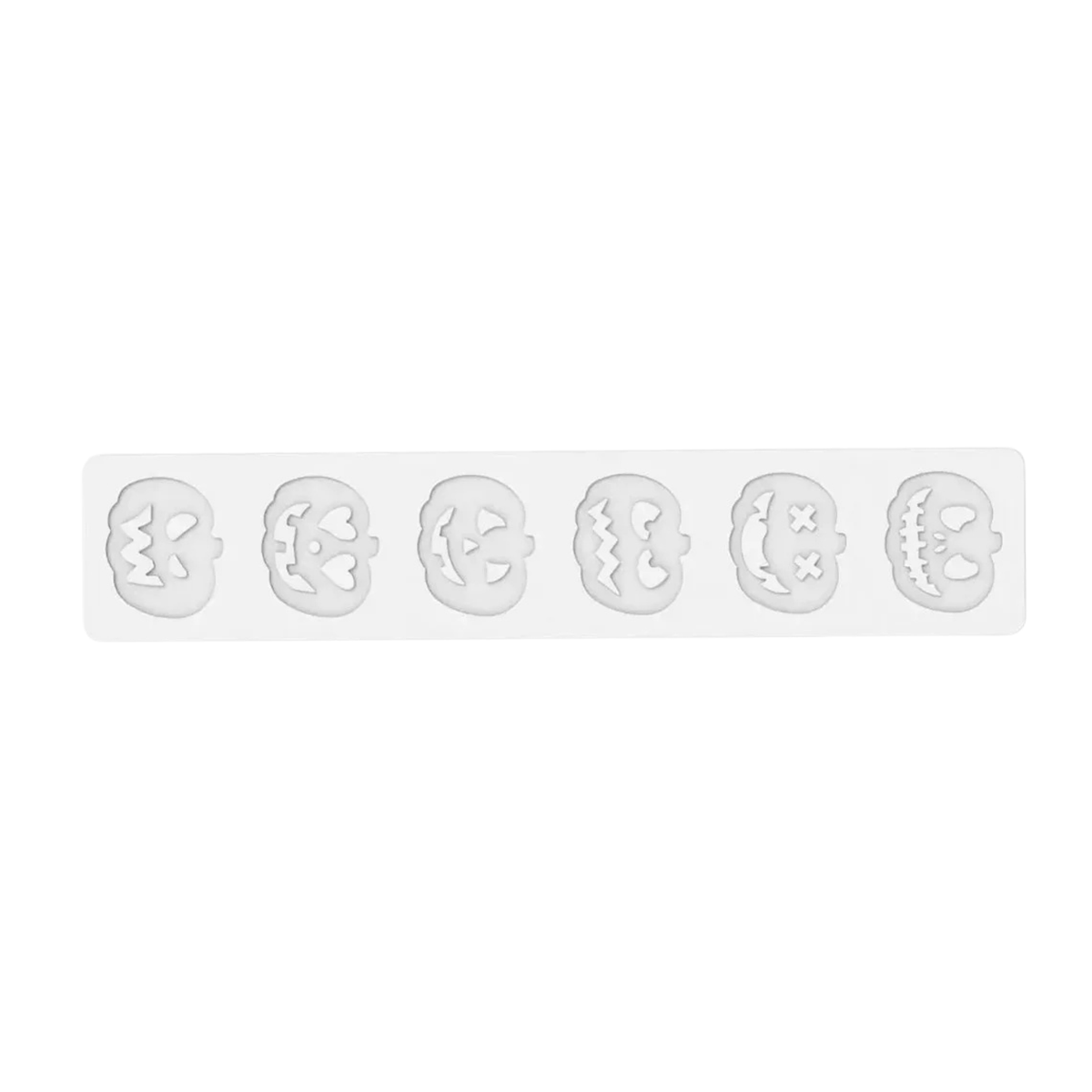 Silikomart - Tapis Décoratif Silicone 6 Citrouilles Halloween 60 x 50 mm